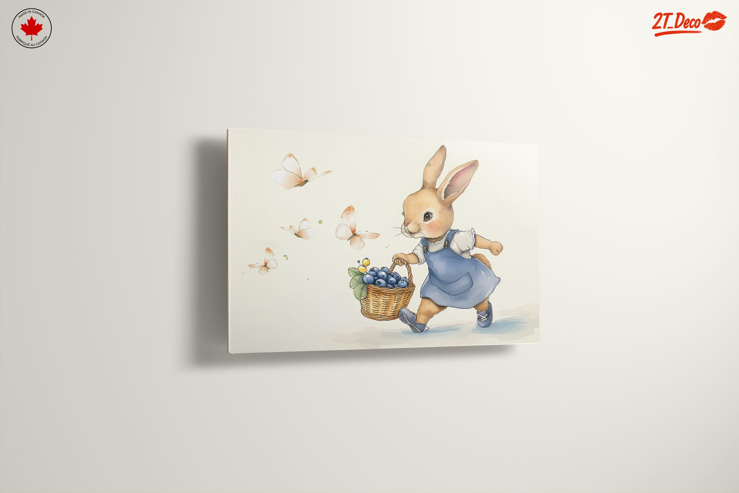 Adorable Bunny Collecting Blueberries - Image 13