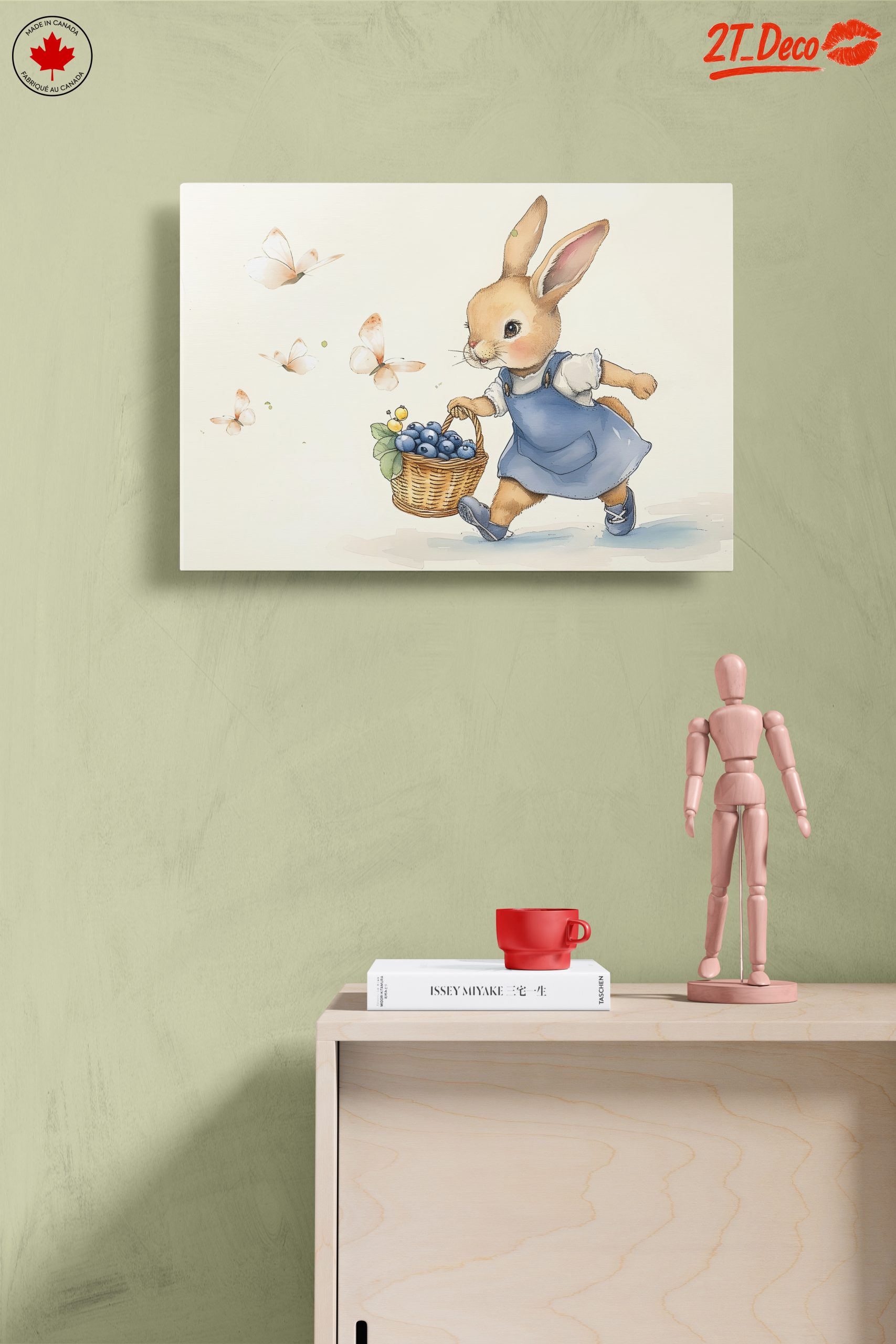 Adorable Bunny Collecting Blueberries - Image 14