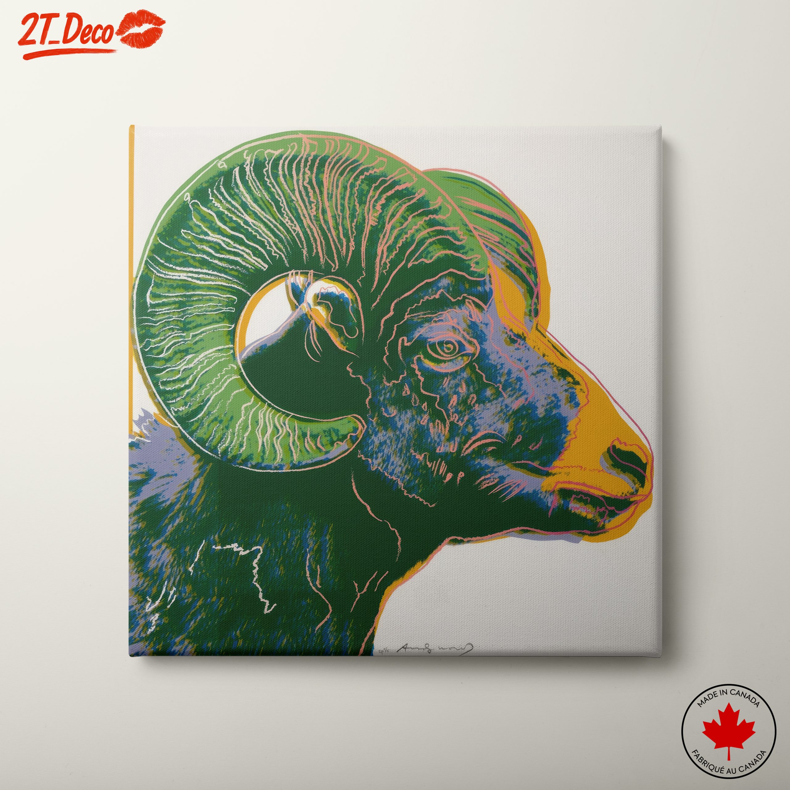 Stylized Ram Character Art 2