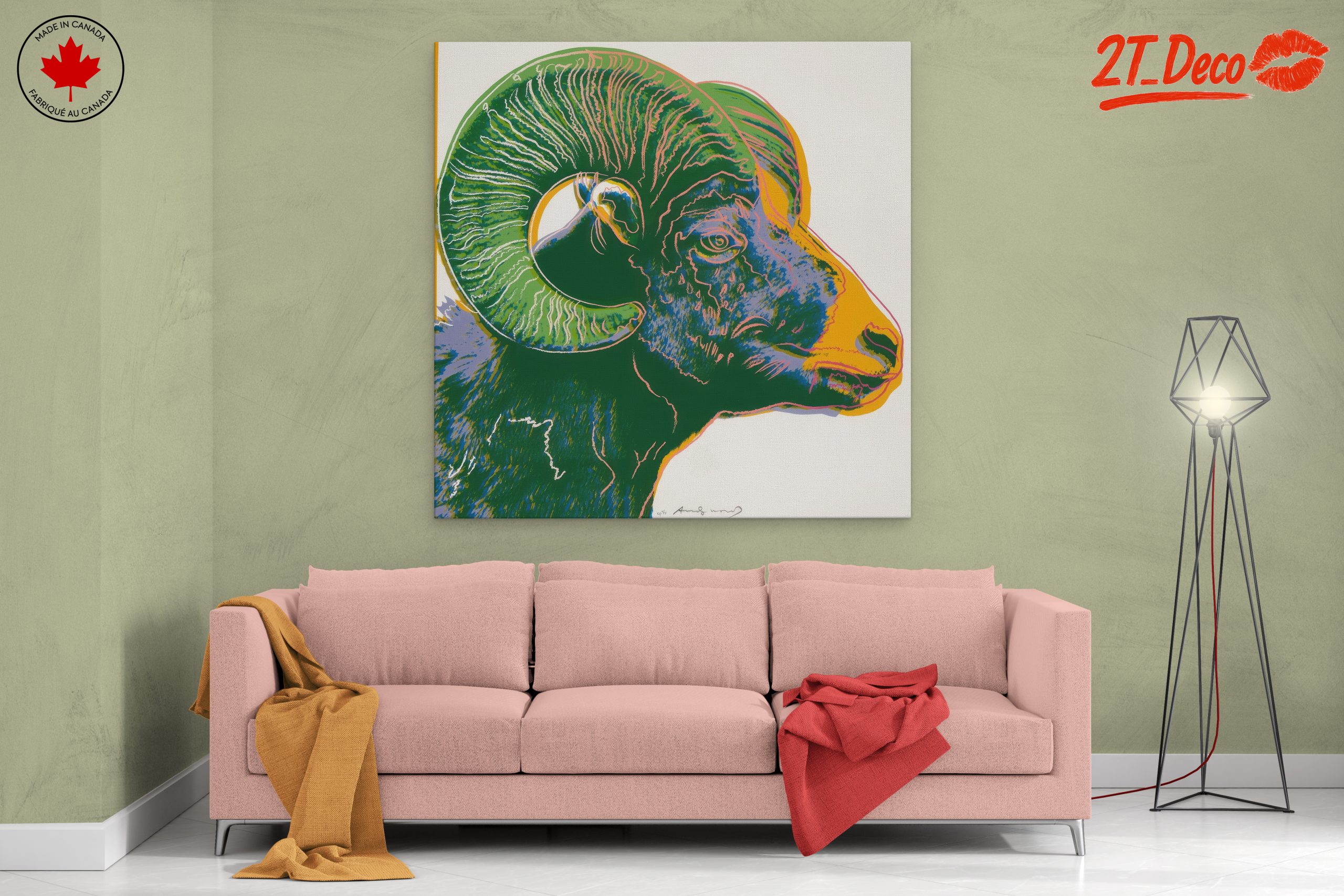 Stylized Ram Character Art 2 - Image 2