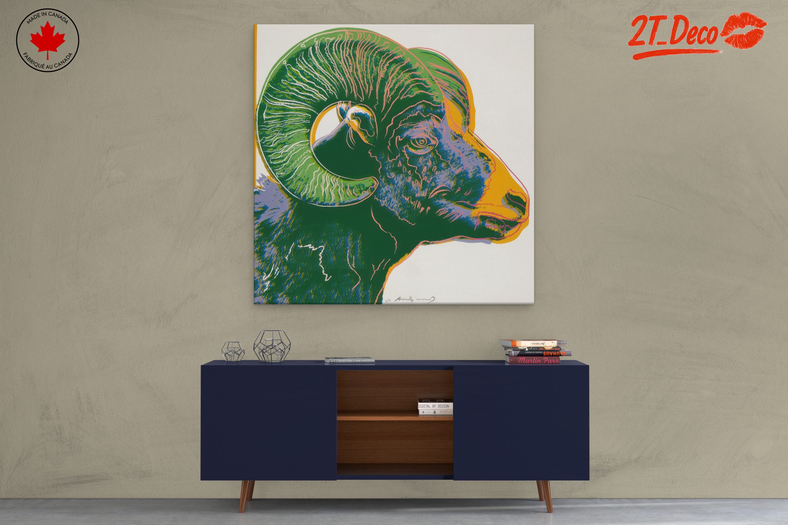 Stylized Ram Character Art 2 - Image 3