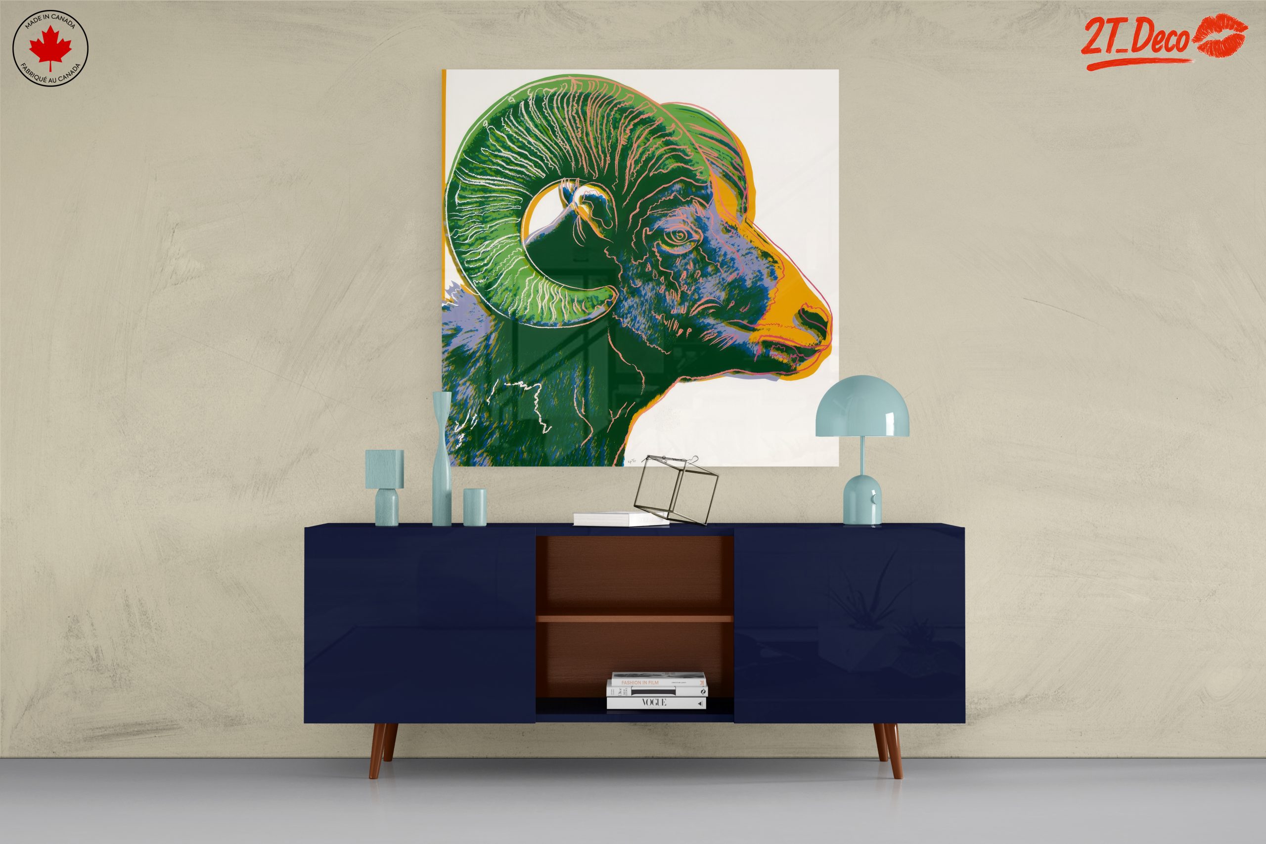 Stylized Ram Character Art 2 - Image 8
