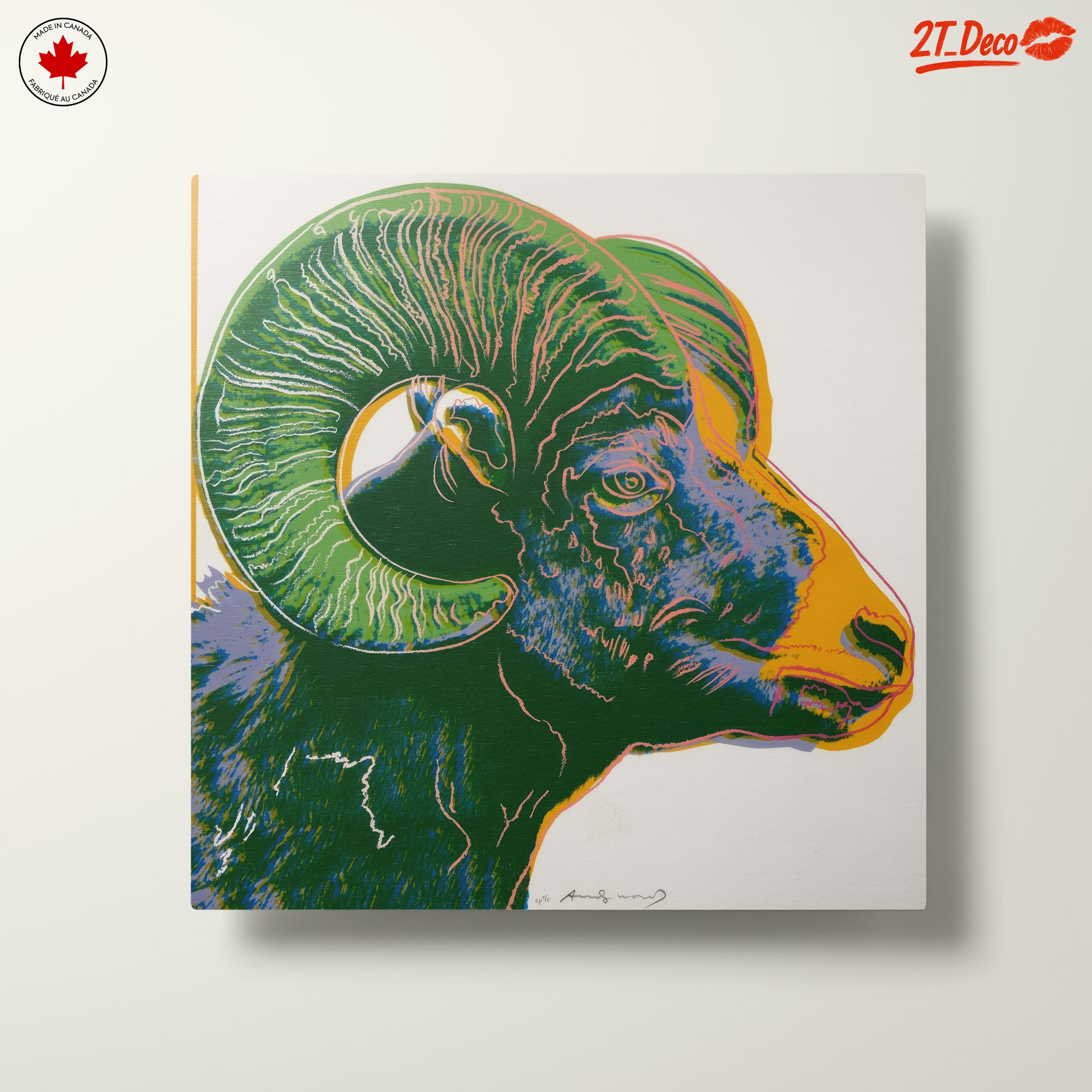 Stylized Ram Character Art 2 - Image 10