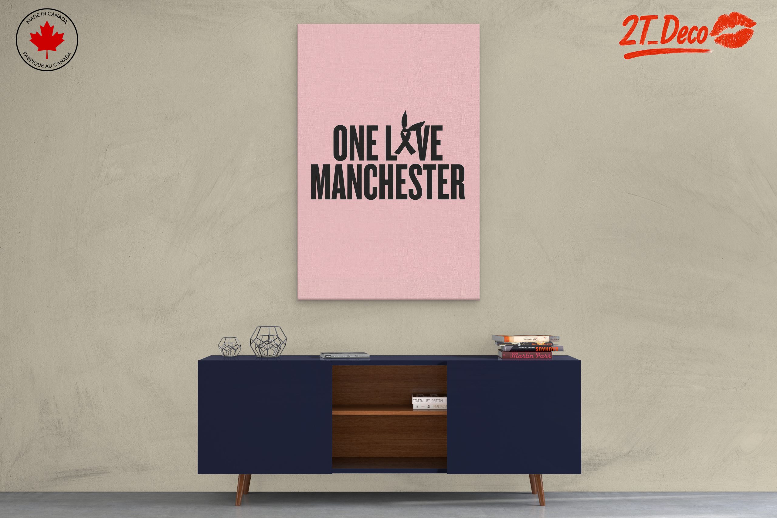 One Love Manchester Inspirational Quote Art - Image 3