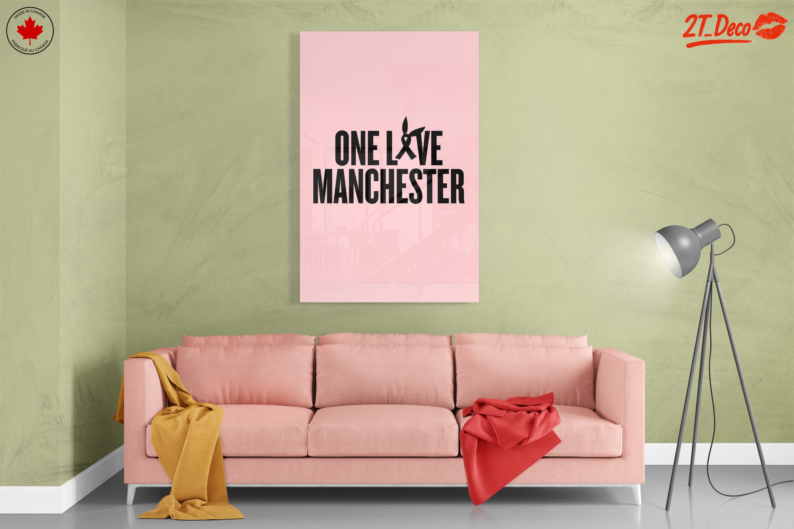 One Love Manchester Inspirational Quote Art - Image 7