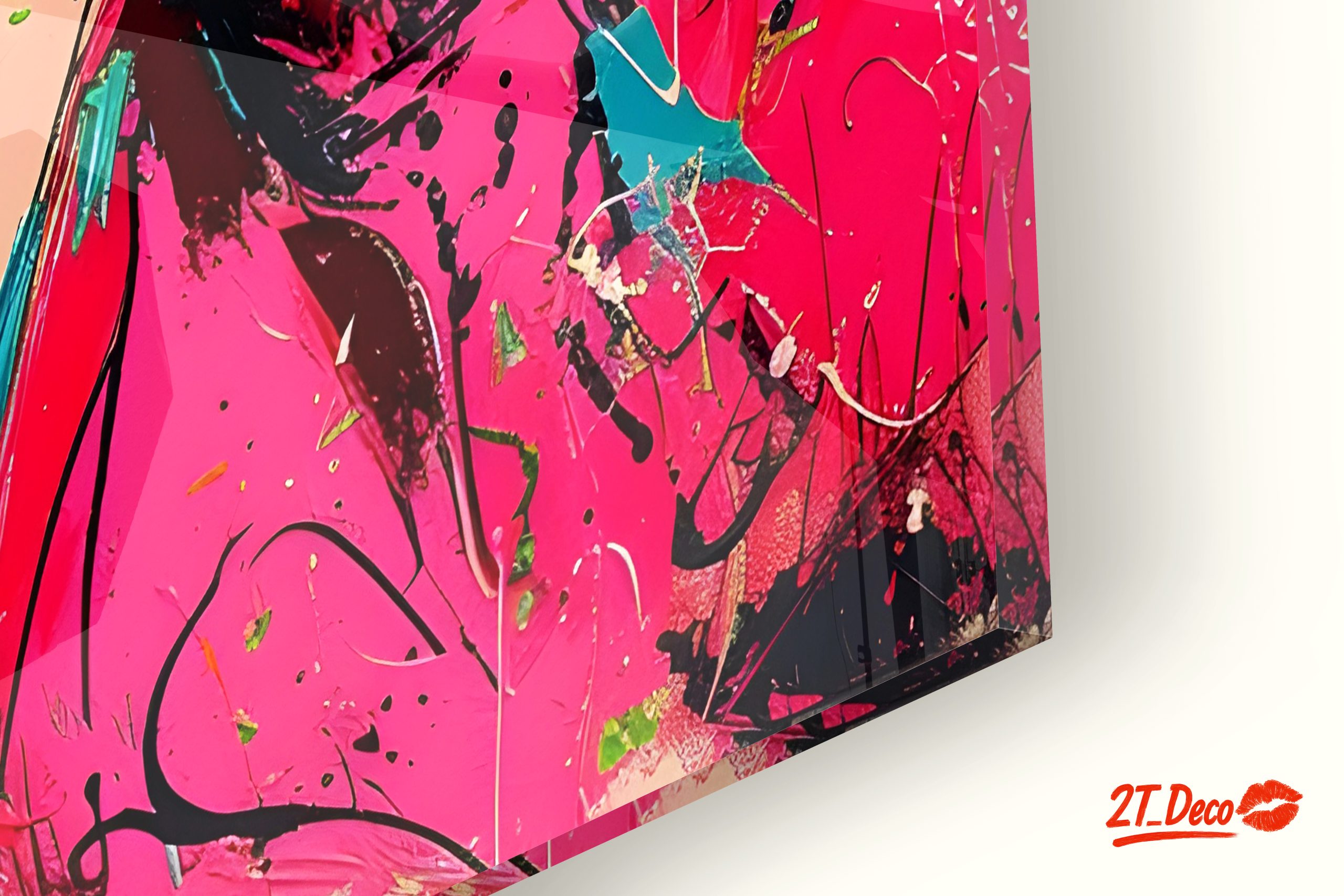 Vibrant Colorful Abstract Horse Art - Image 9
