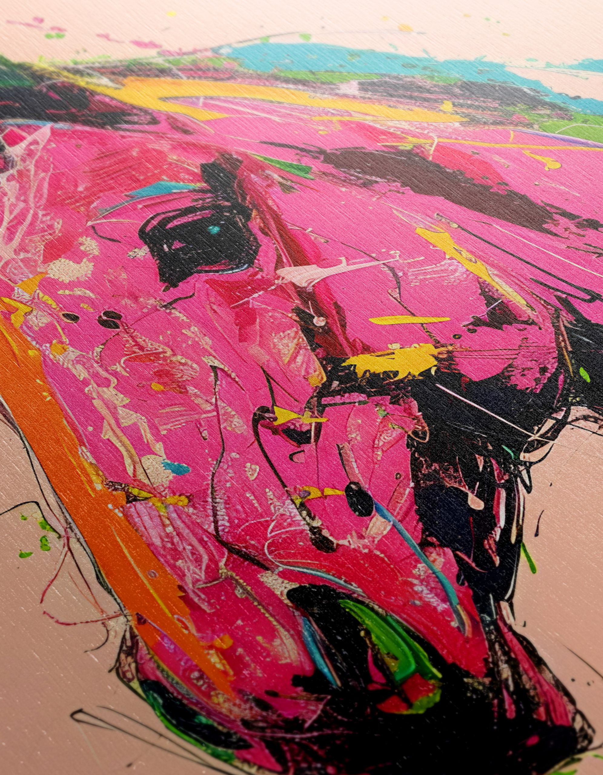 Vibrant Colorful Abstract Horse Art - Image 12