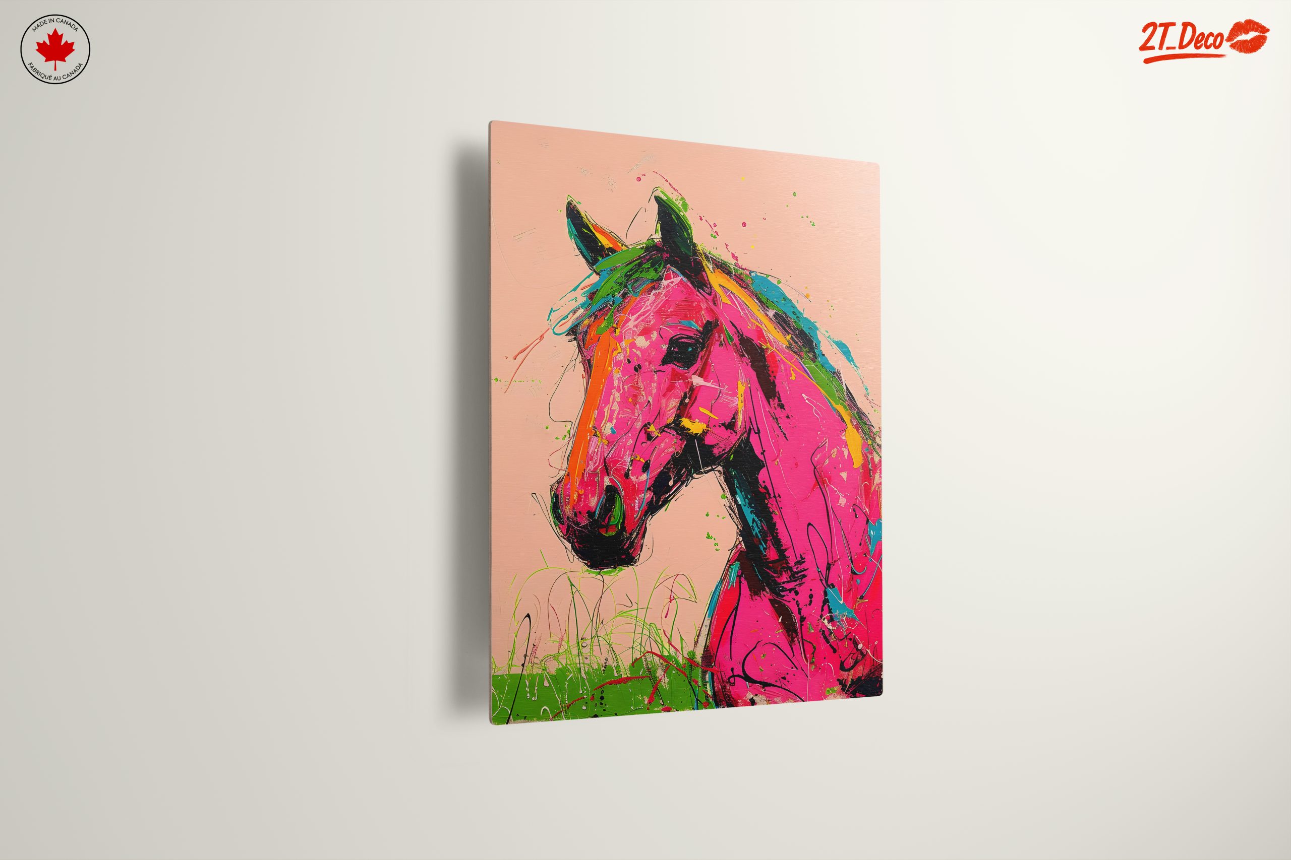 Vibrant Colorful Abstract Horse Art - Image 13