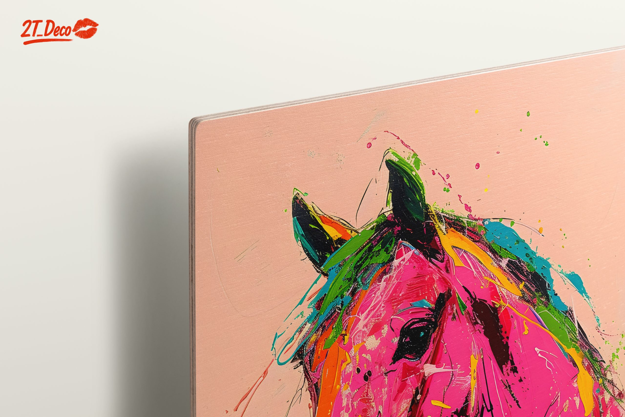 Vibrant Colorful Abstract Horse Art - Image 15