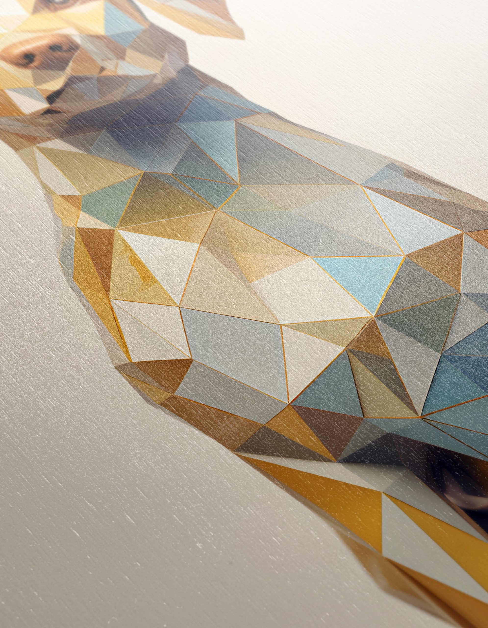 Geometric Dog Art in Vibrant Colors - Image 12