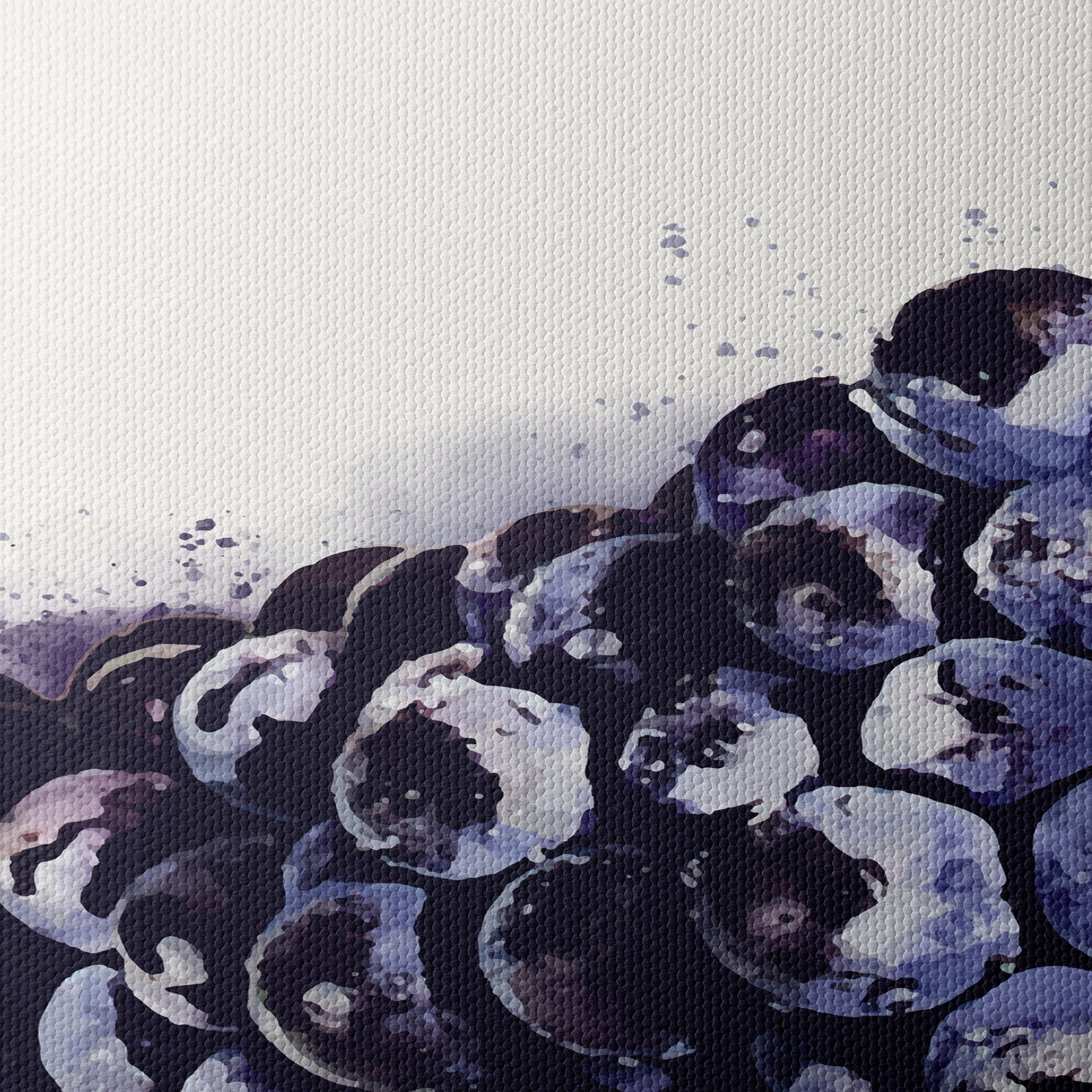 Stylized Bunch of Grapes Abstract Art - Image 4