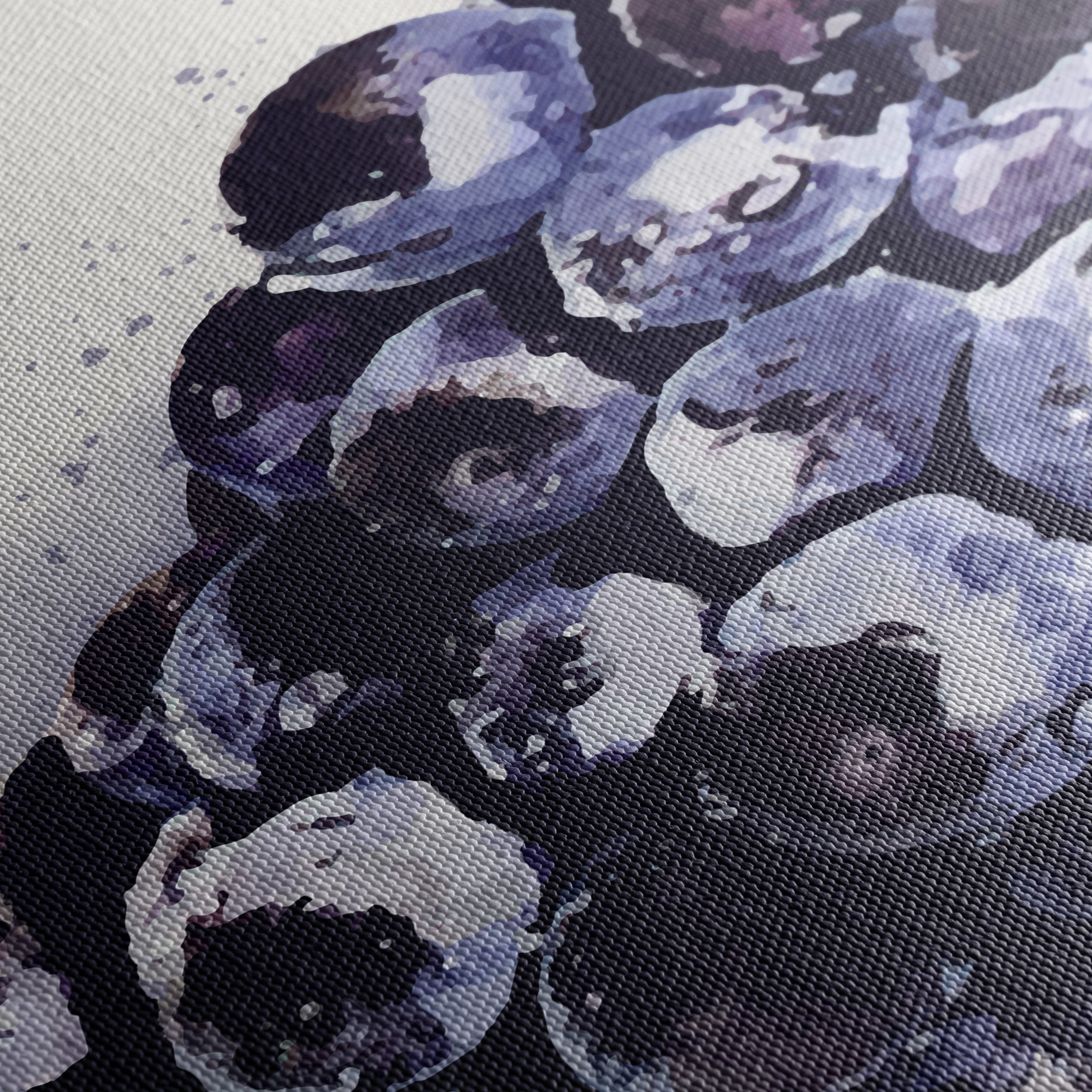Stylized Bunch of Grapes Abstract Art - Image 5