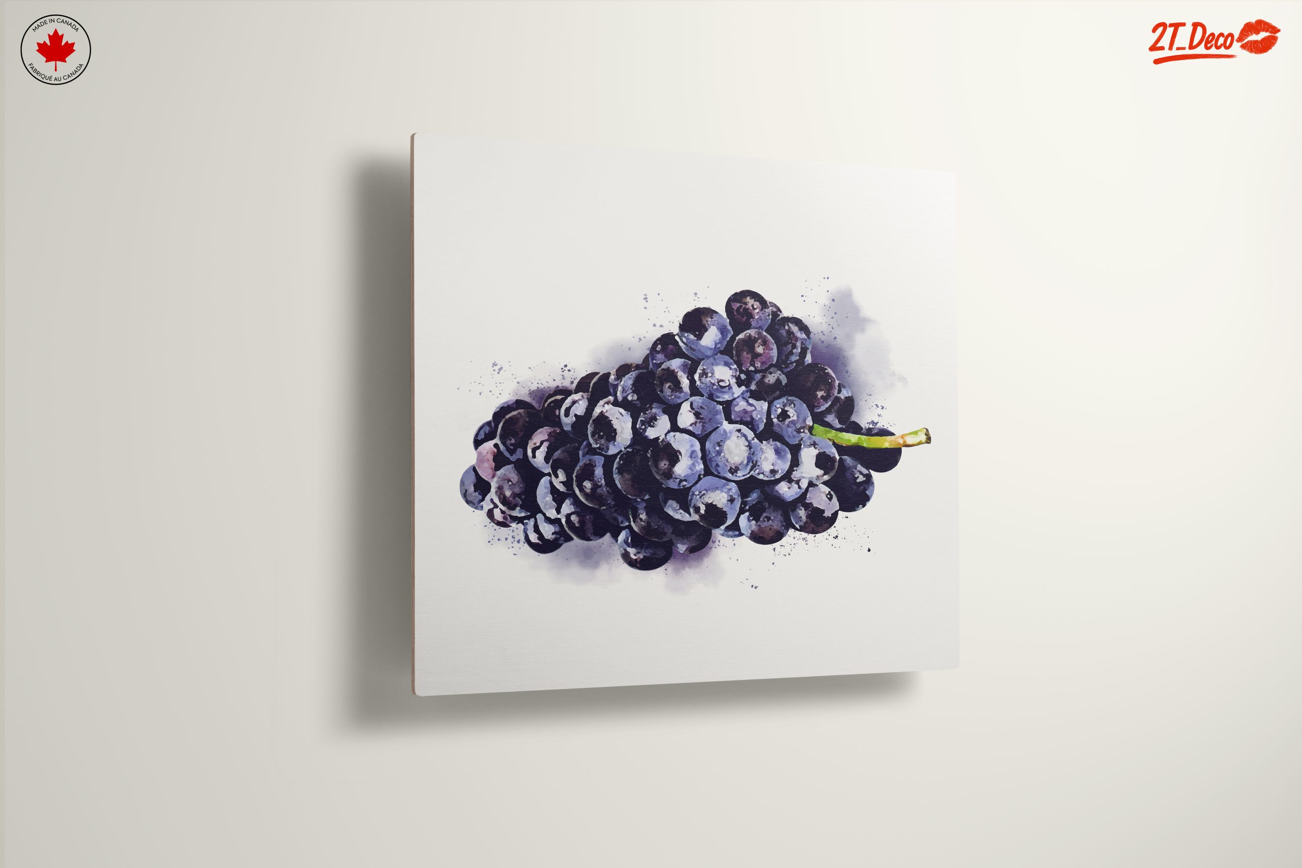 Stylized Bunch of Grapes Abstract Art - Image 13