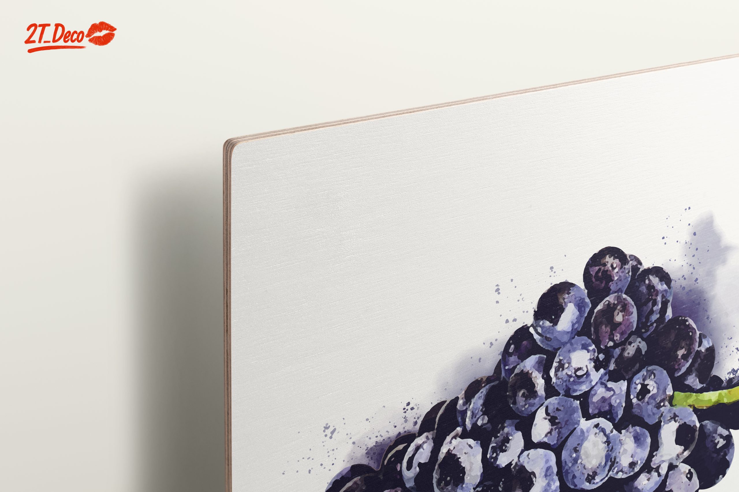 Stylized Bunch of Grapes Abstract Art - Image 15