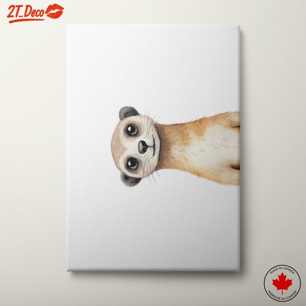 Charming Meerkat Illustration Art
