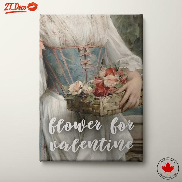 Romantic Floral Arrangement for Valentine