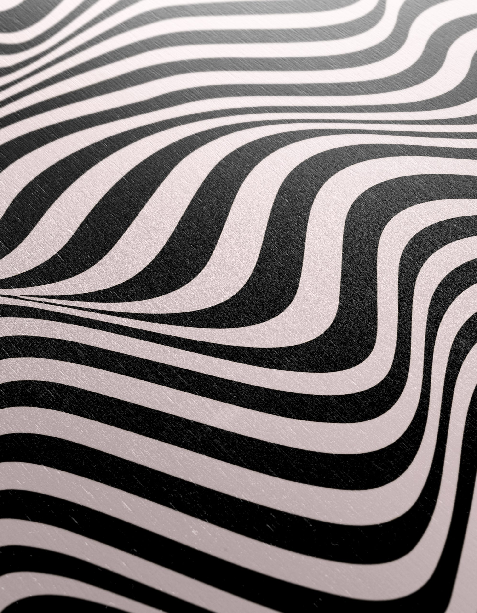 Bauhaus Inspired Wavy Pattern Art - Image 12