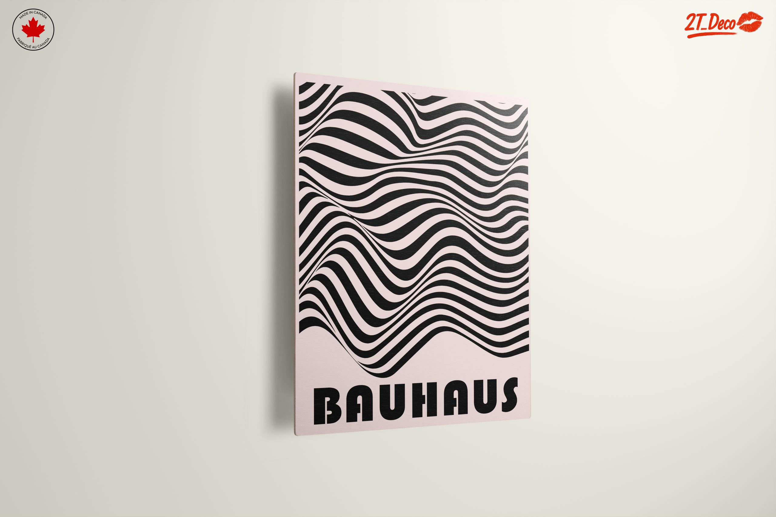 Bauhaus Inspired Wavy Pattern Art - Image 13