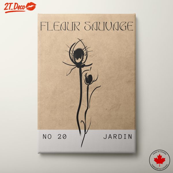 Stylized Floral Art for Garden Decor