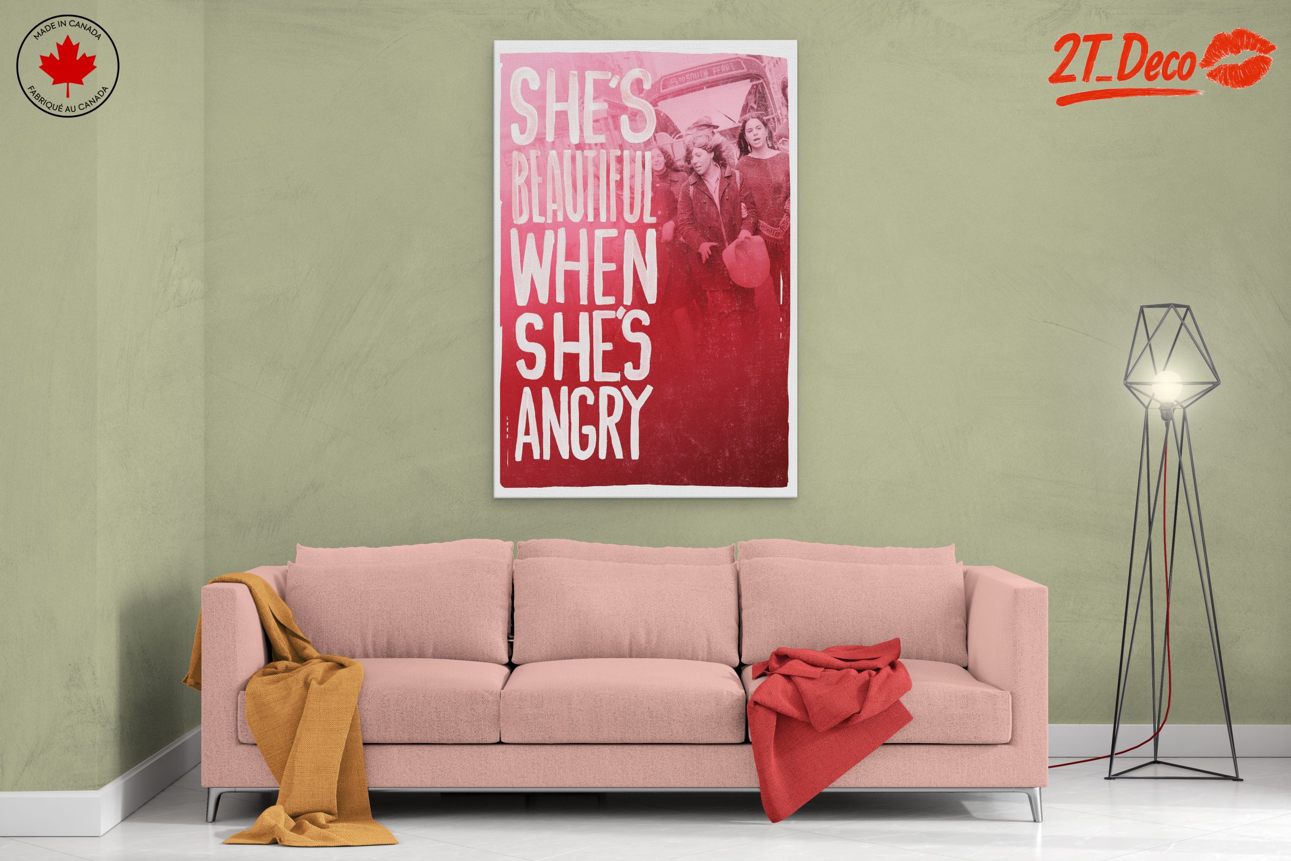 She's Beautiful When She's Angry Inspirational Art - Image 2
