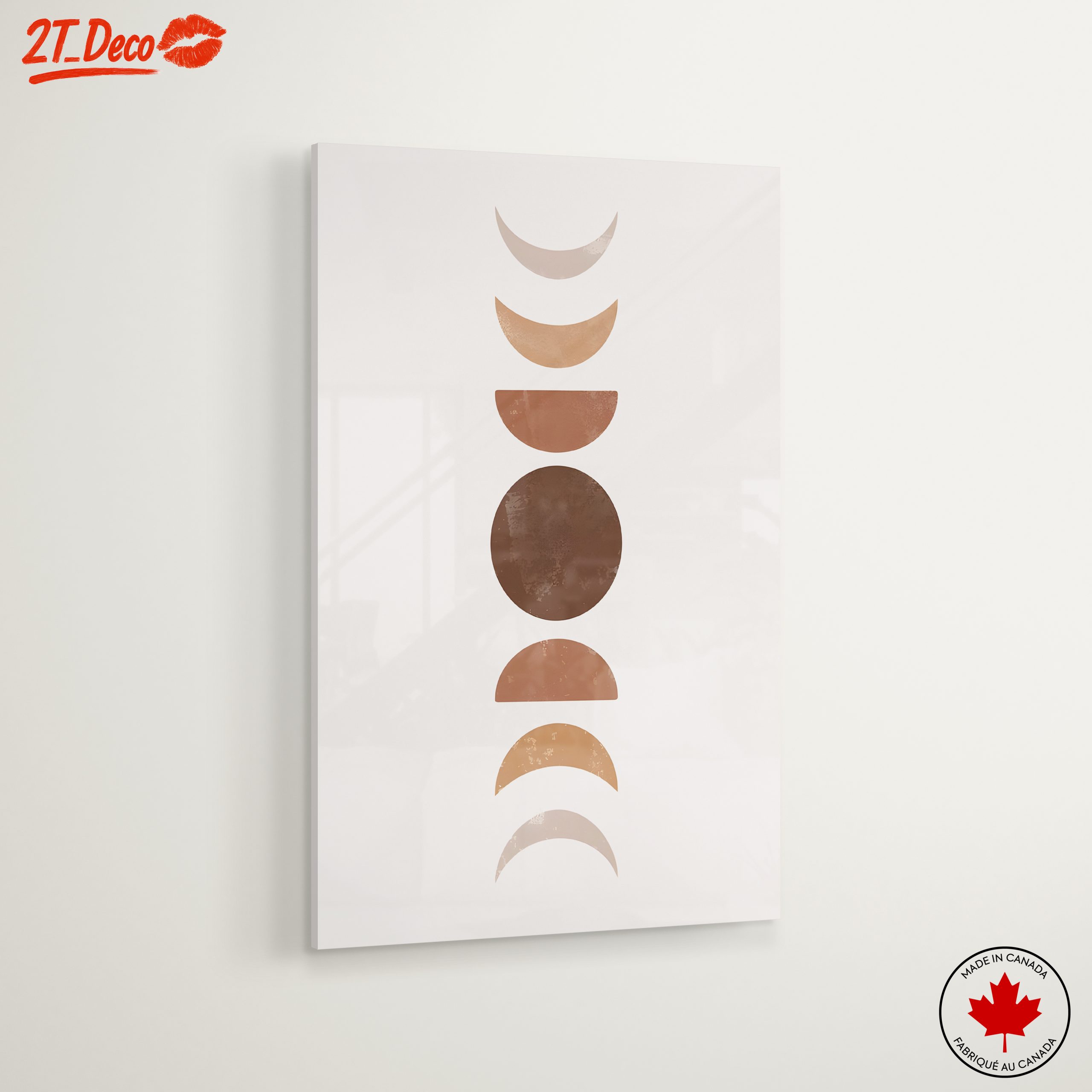 Colorful Abstract Moon Phases Art - Image 6
