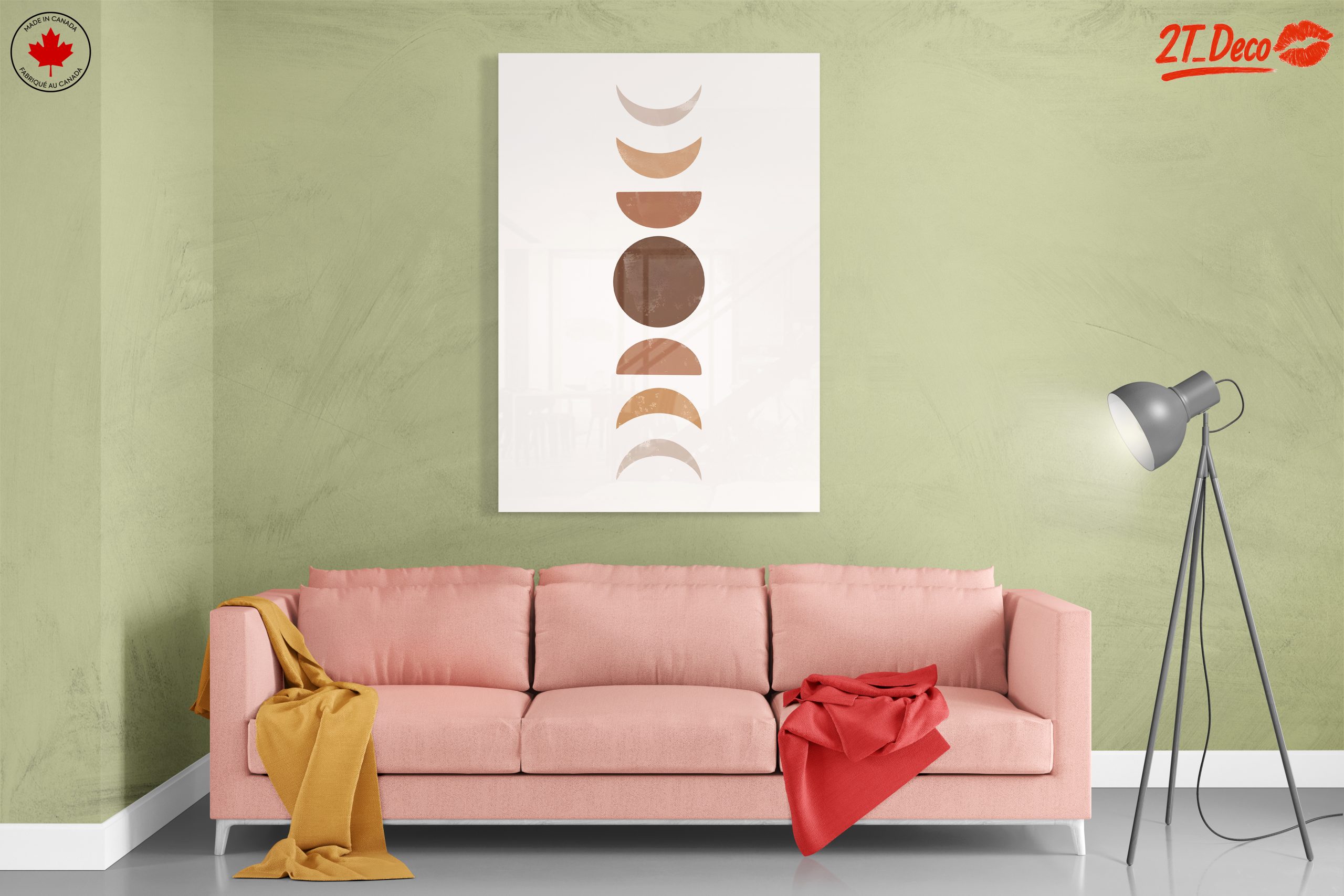 Colorful Abstract Moon Phases Art - Image 7