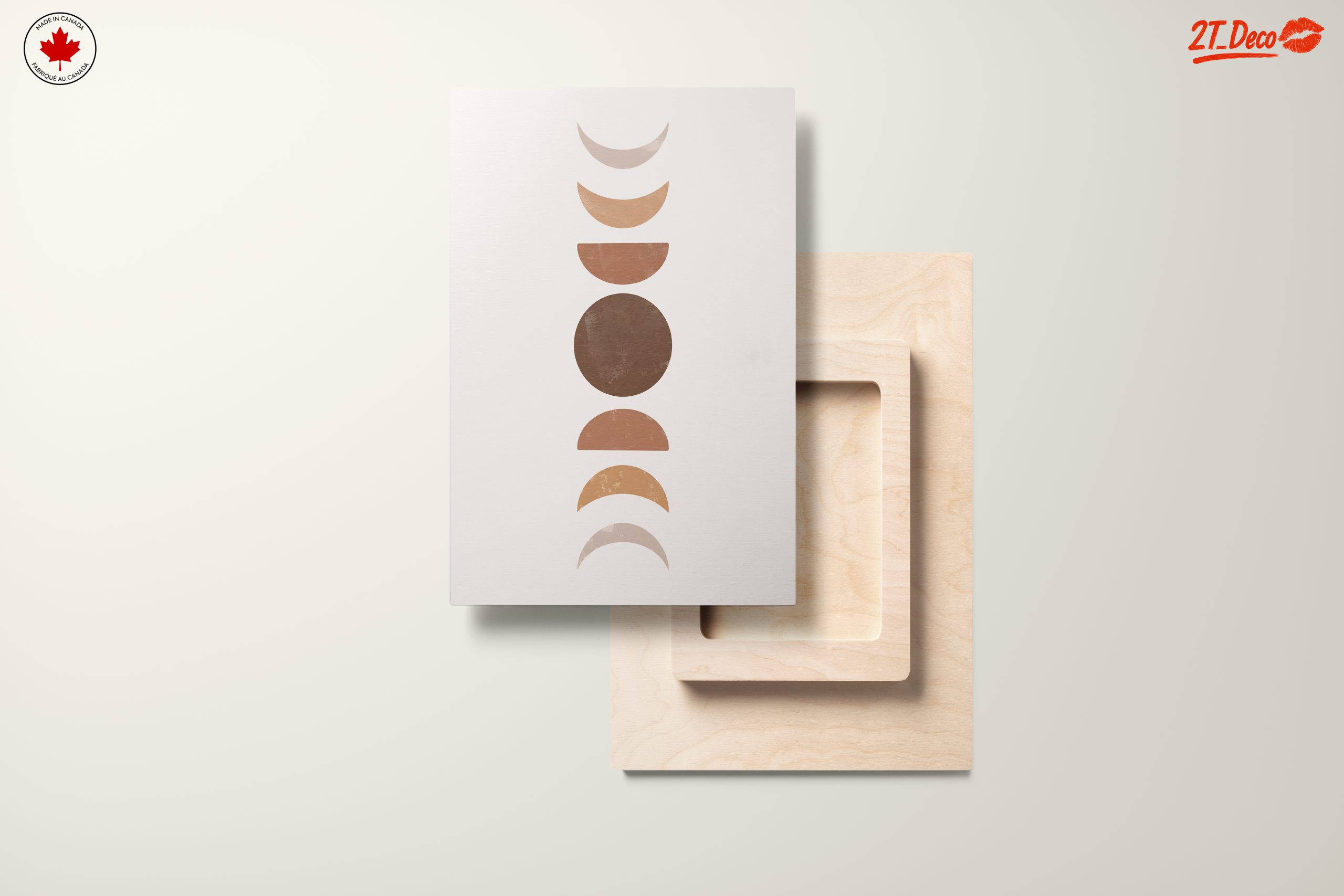 Colorful Abstract Moon Phases Art - Image 11