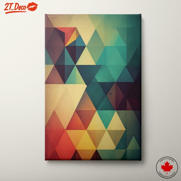 Vibrant Geometric Abstract Artwork 11