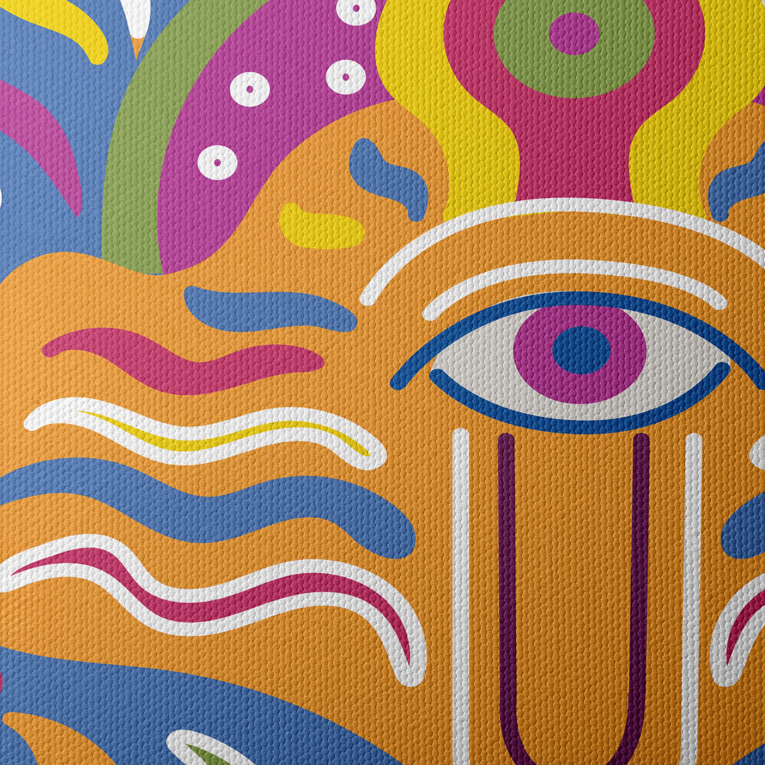 Colorful Abstract Spiritual Artwork - Image 4
