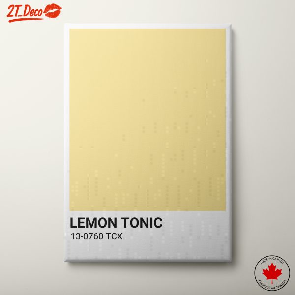 Bright Lemon Tonic Minimalist Art