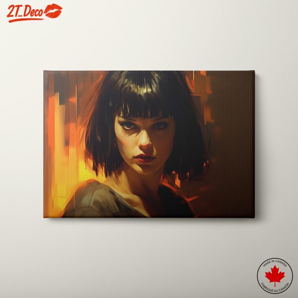 Dynamic Contemporary Portrait of a Woman