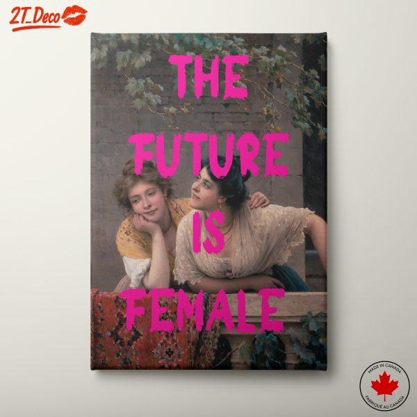 The Future is Female Inspirational Quote Art