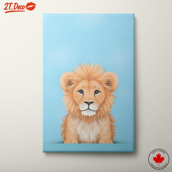 Adorable Lion Cub Illustration