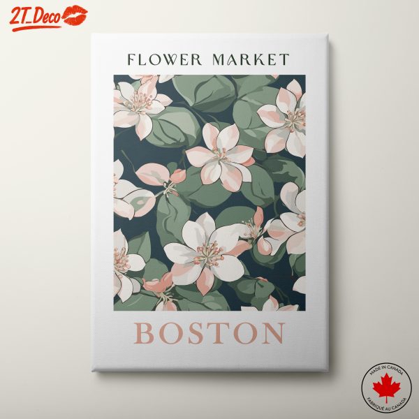 Flower Market Boston Botanical Art