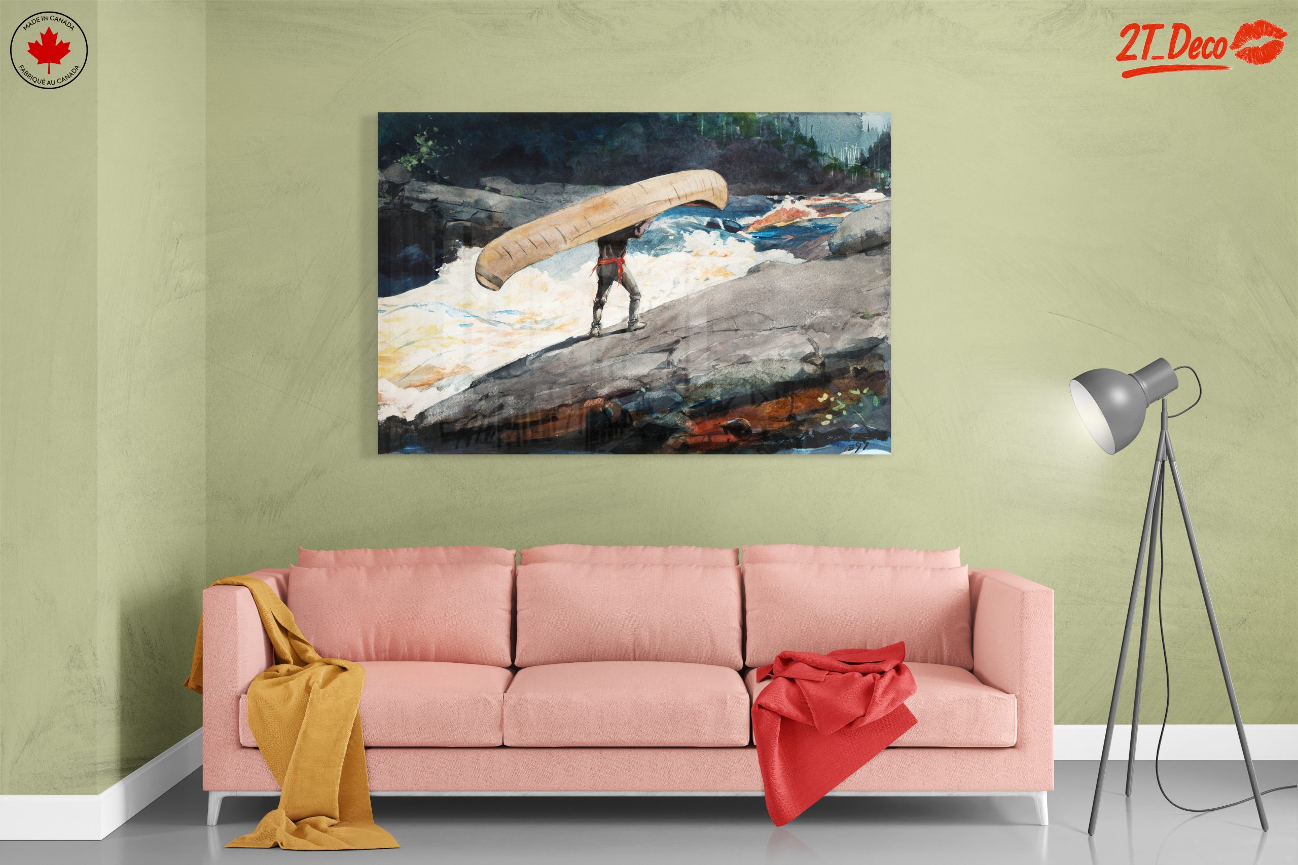 Canoeing Adventure in Rugged Landscape - Image 7
