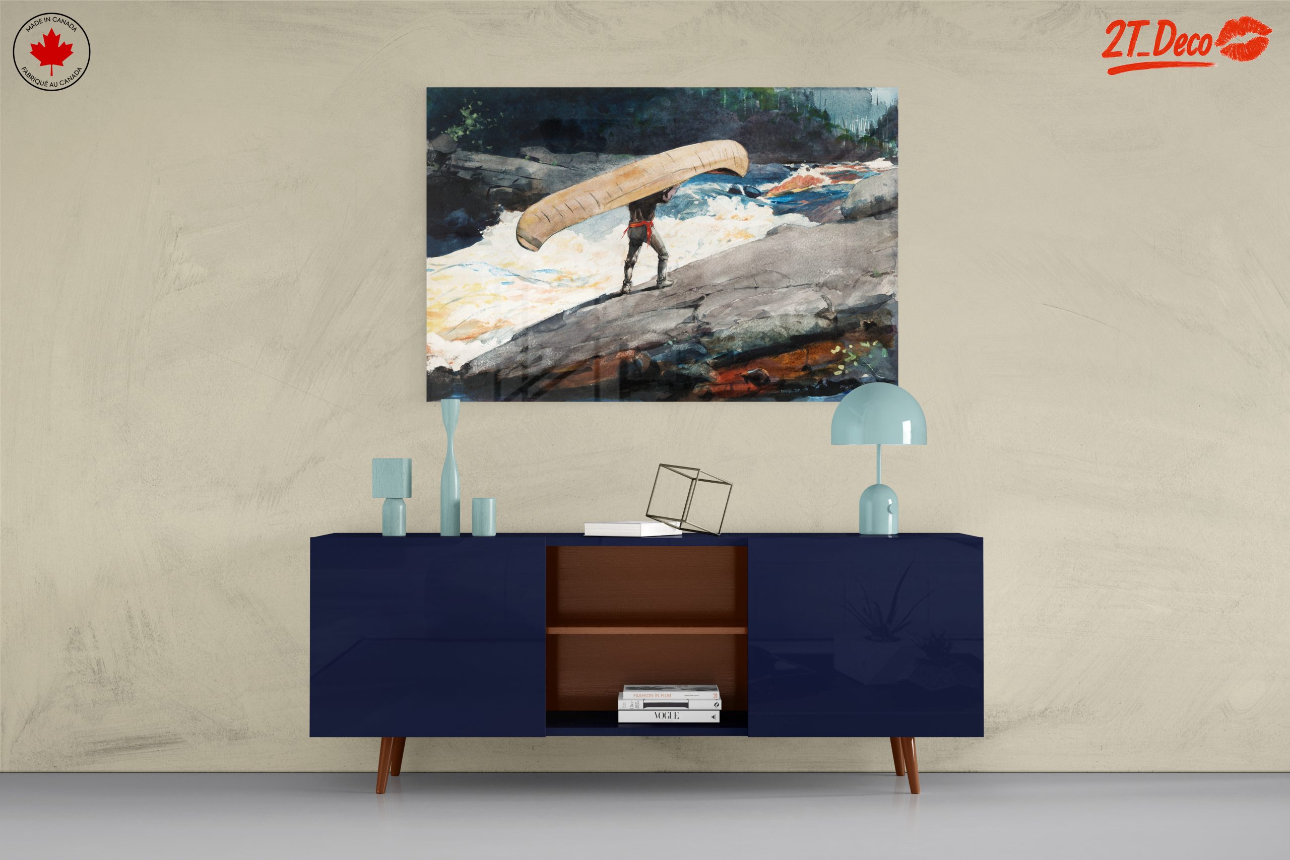 Canoeing Adventure in Rugged Landscape - Image 8