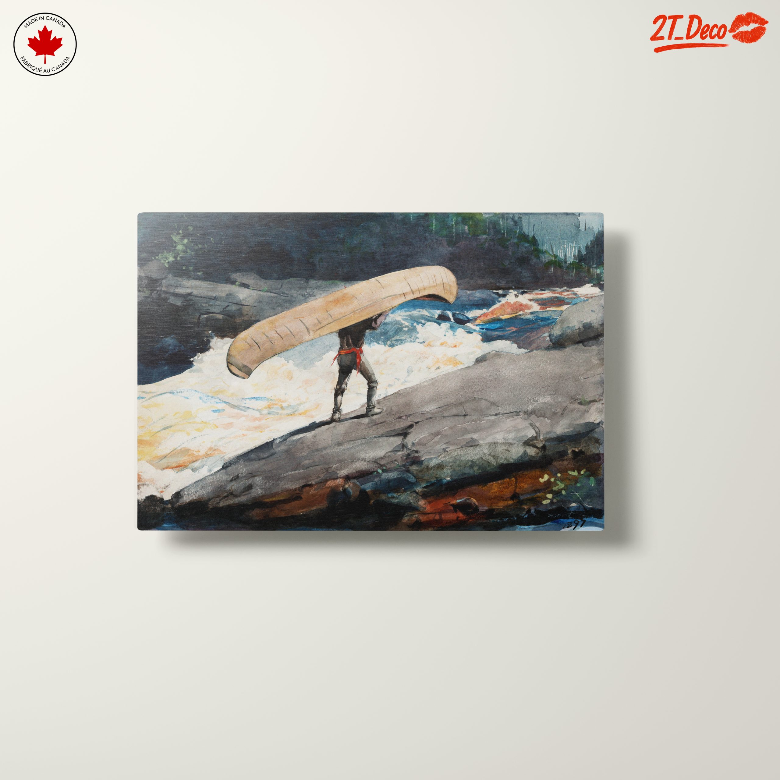 Canoeing Adventure in Rugged Landscape - Image 10