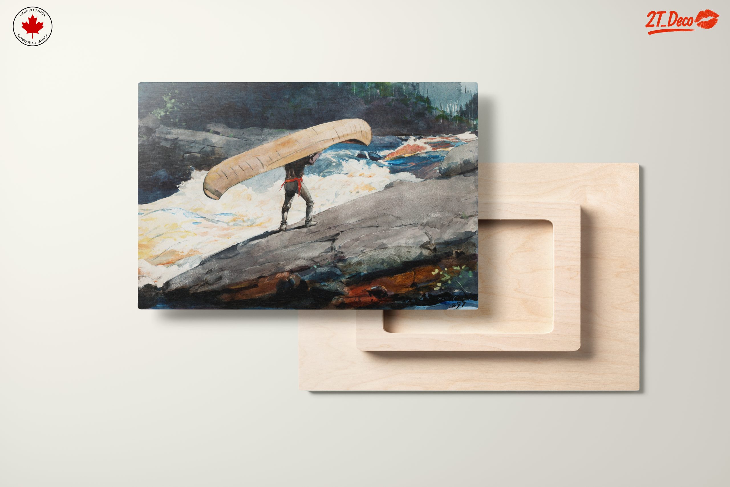 Canoeing Adventure in Rugged Landscape - Image 11