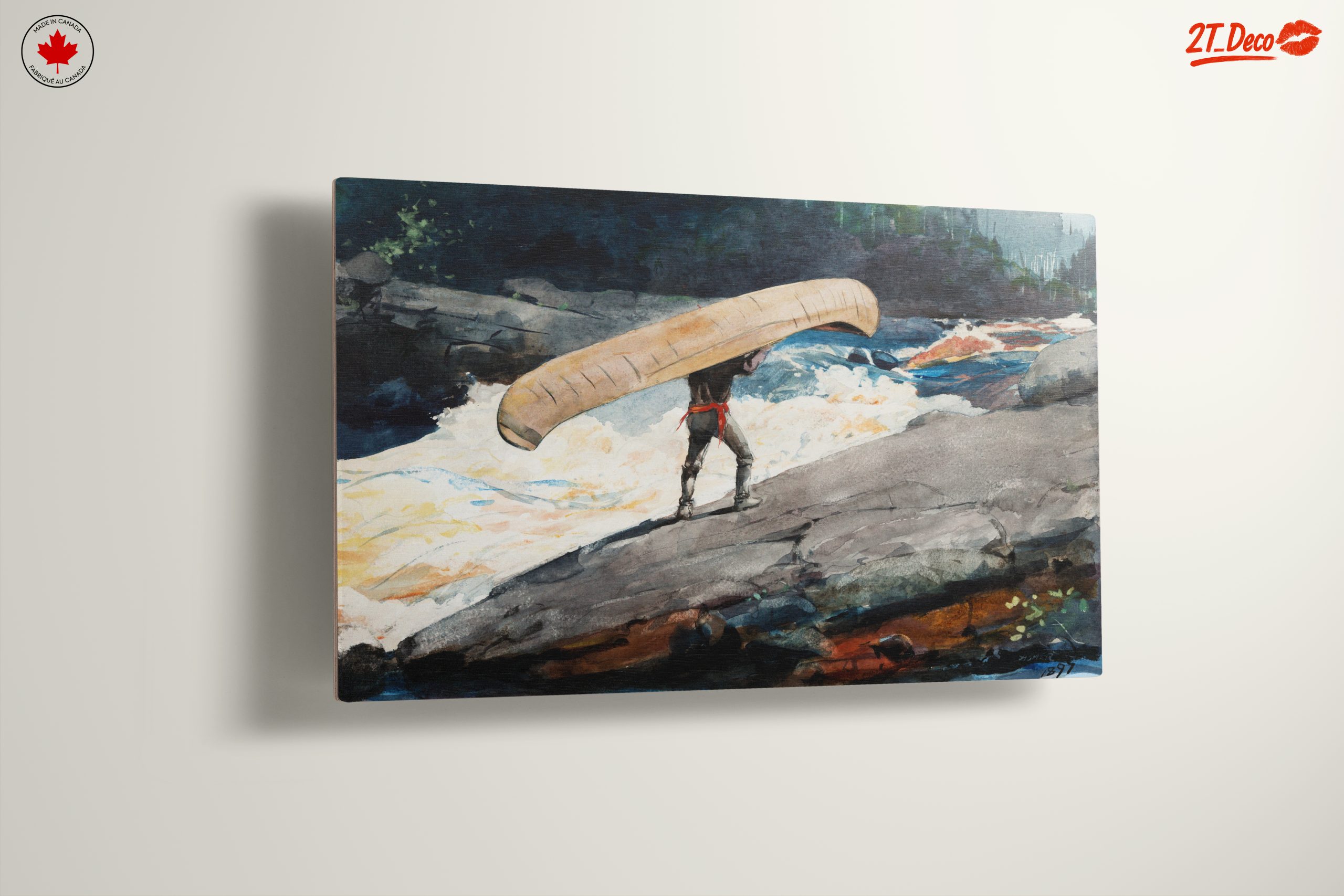 Canoeing Adventure in Rugged Landscape - Image 13
