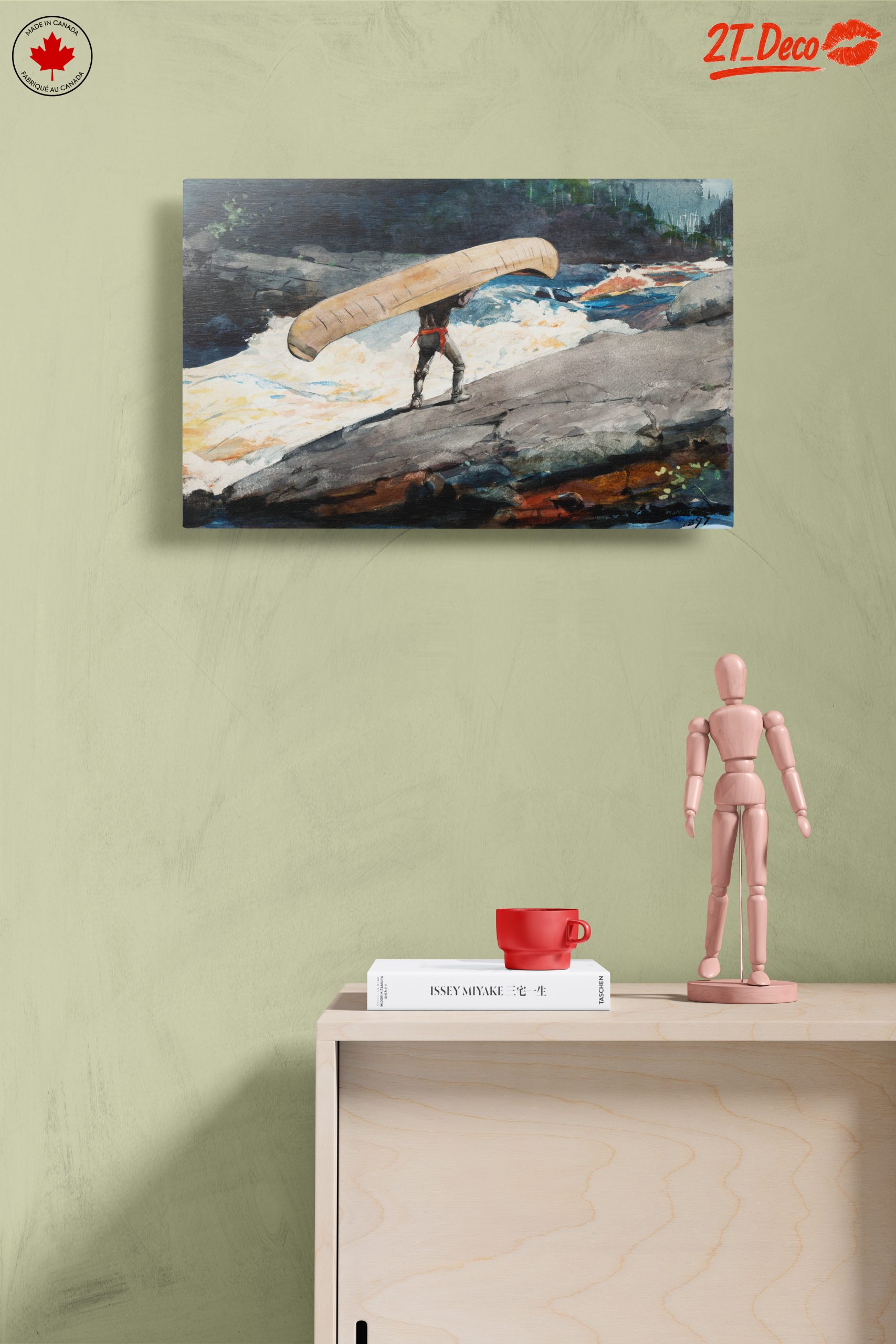 Canoeing Adventure in Rugged Landscape - Image 14