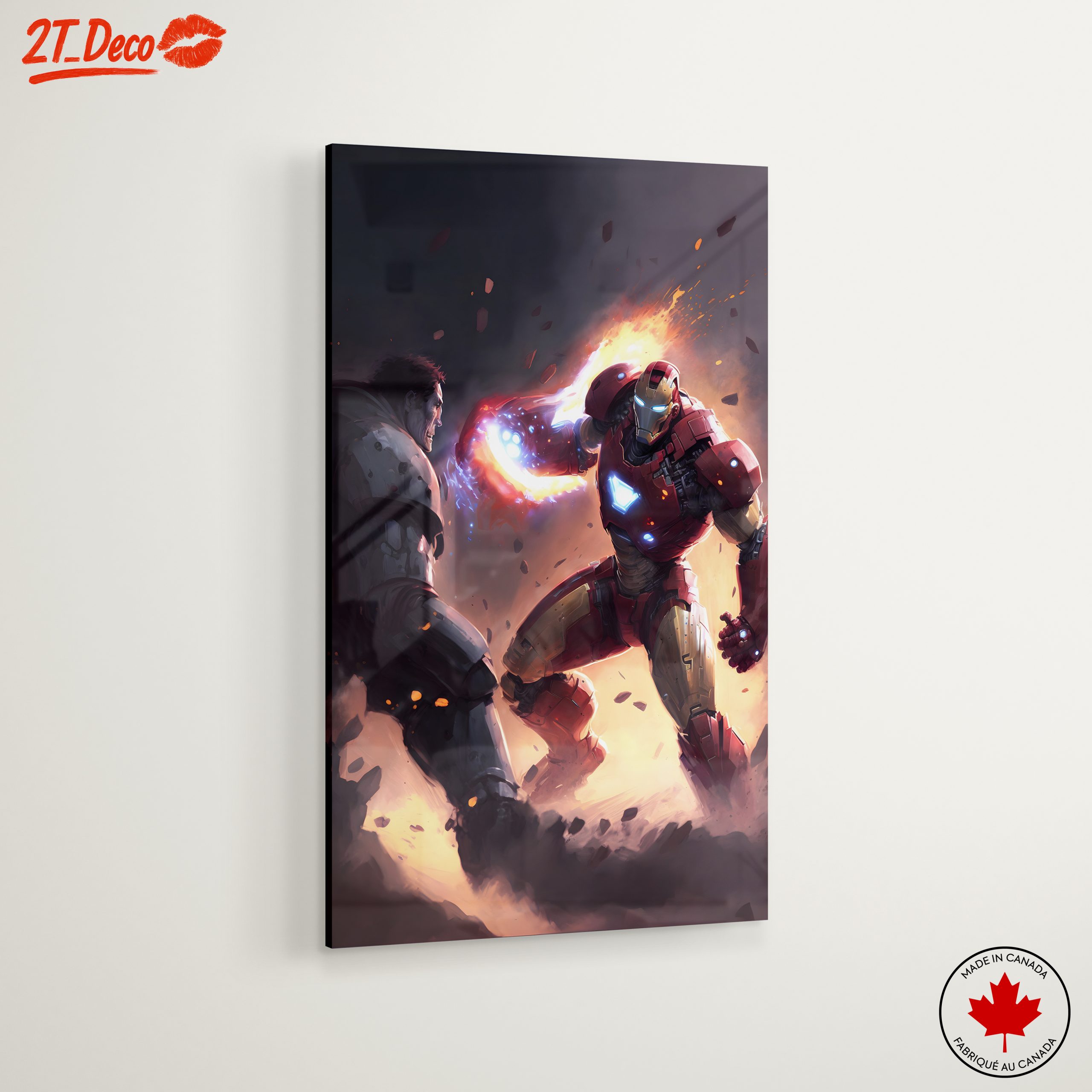 Epic Iron Man Action Scene Art - Image 6