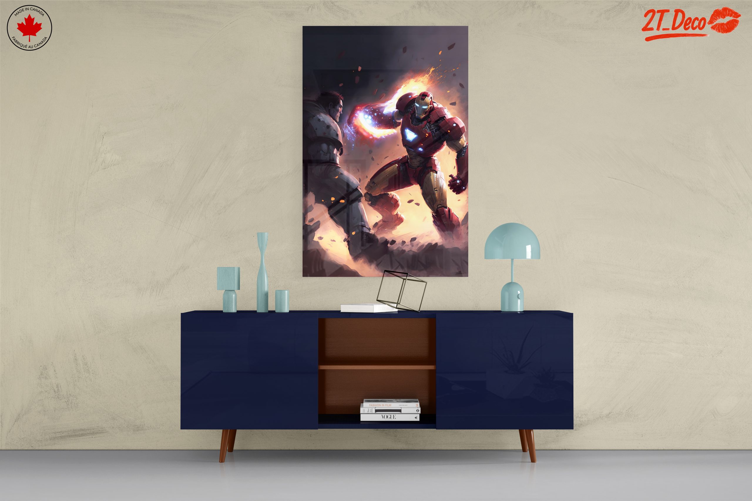Epic Iron Man Action Scene Art - Image 8