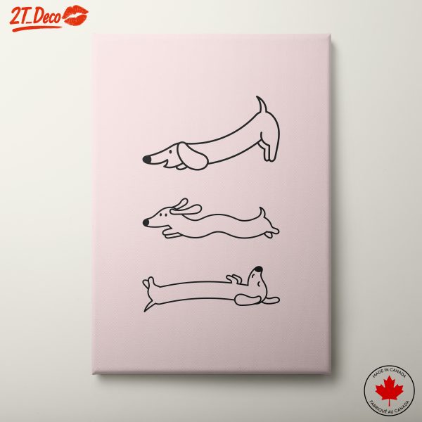 Playful Minimalist Dog Illustrations