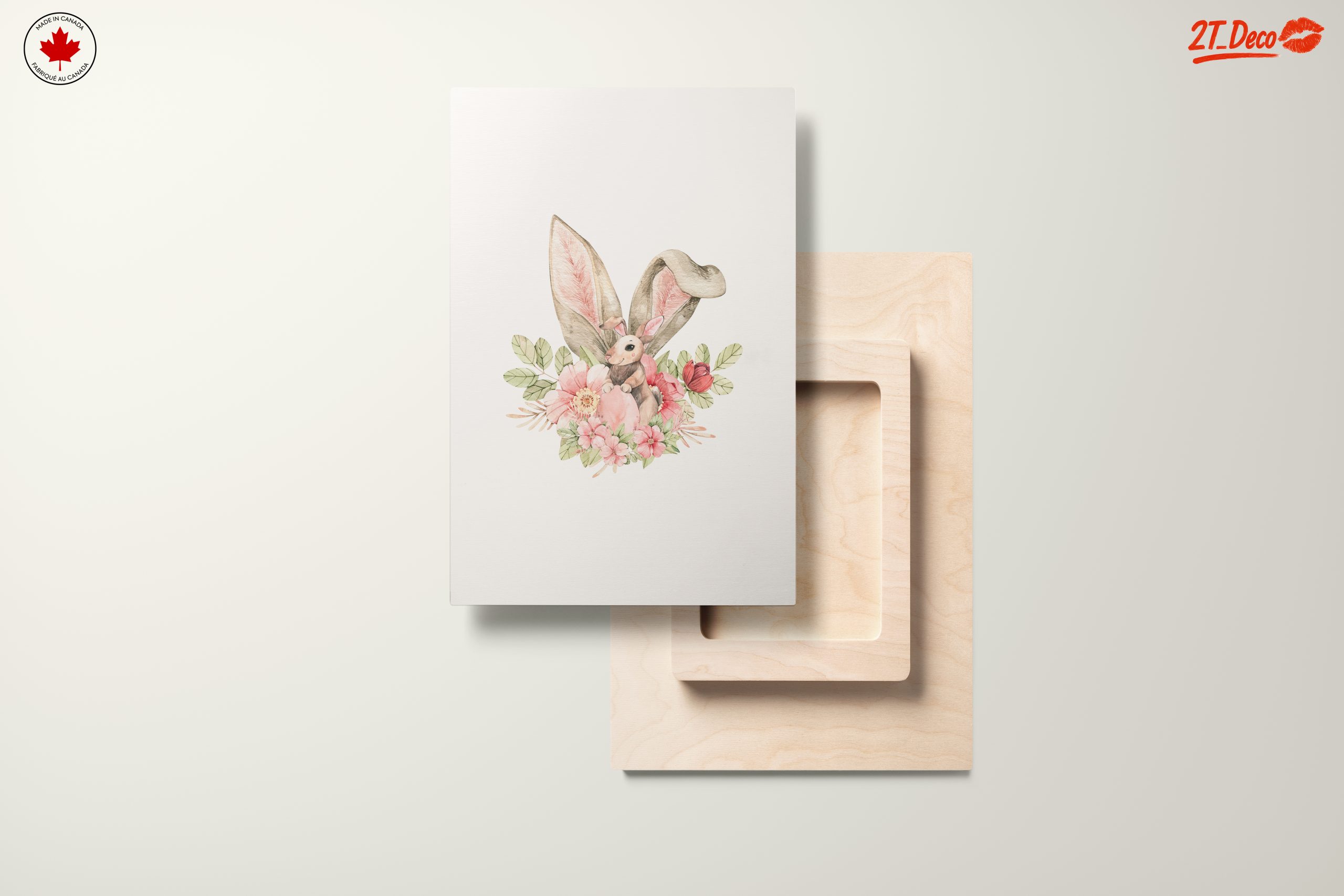 Whimsical Rabbit with Floral Accents - Image 11