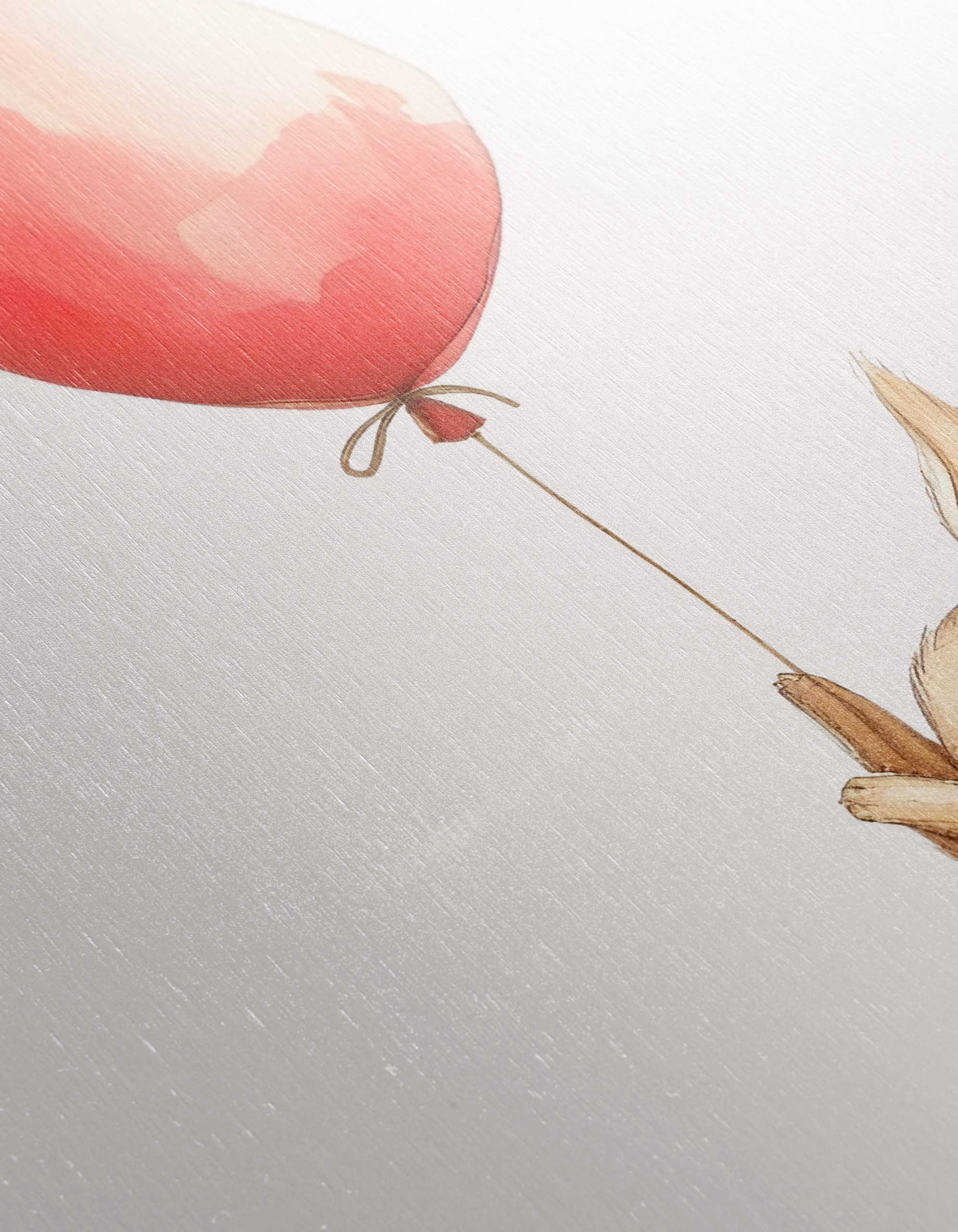 Adorable Rabbit Flying with Balloon Art - Image 12