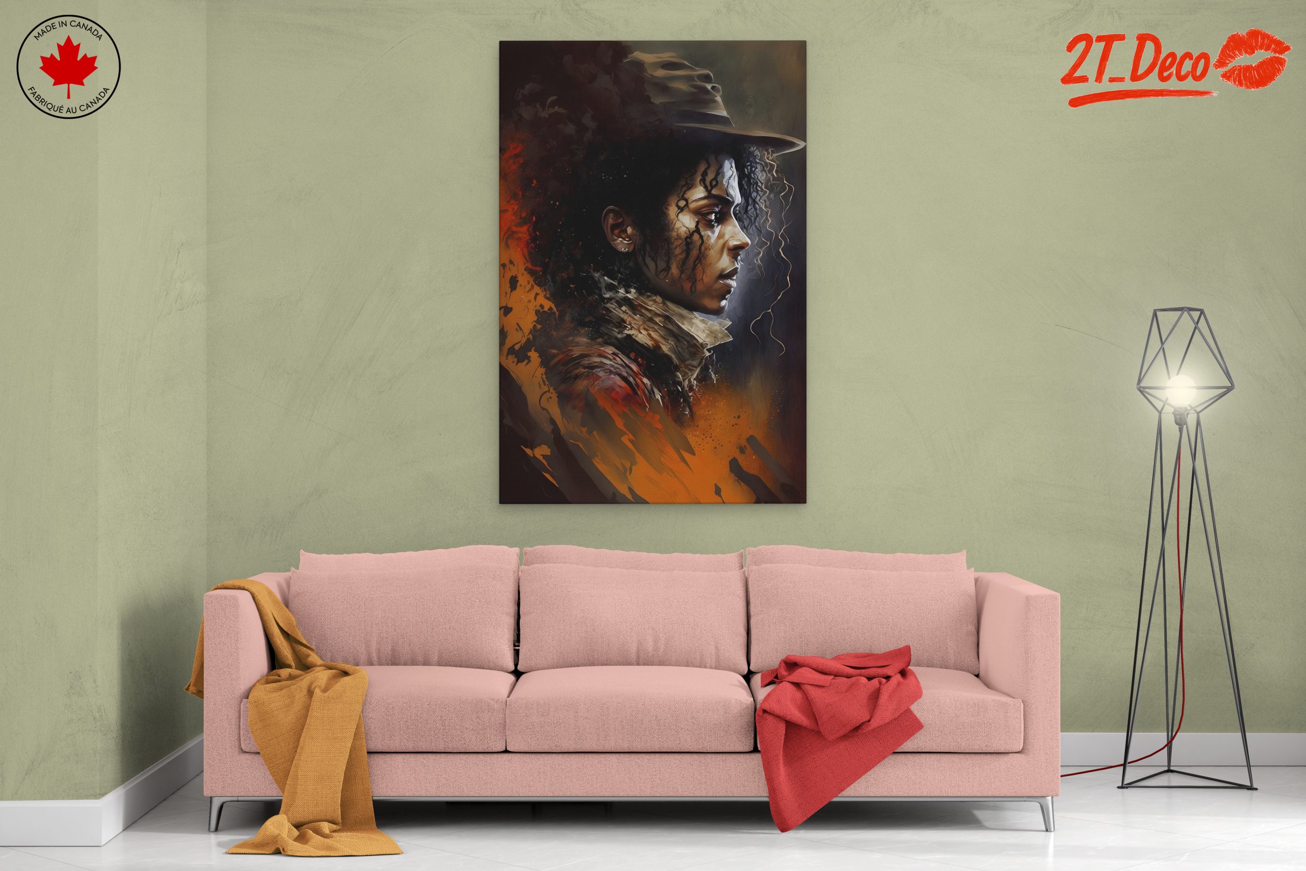 Modern Expressionist Portrait Artwork - Image 2