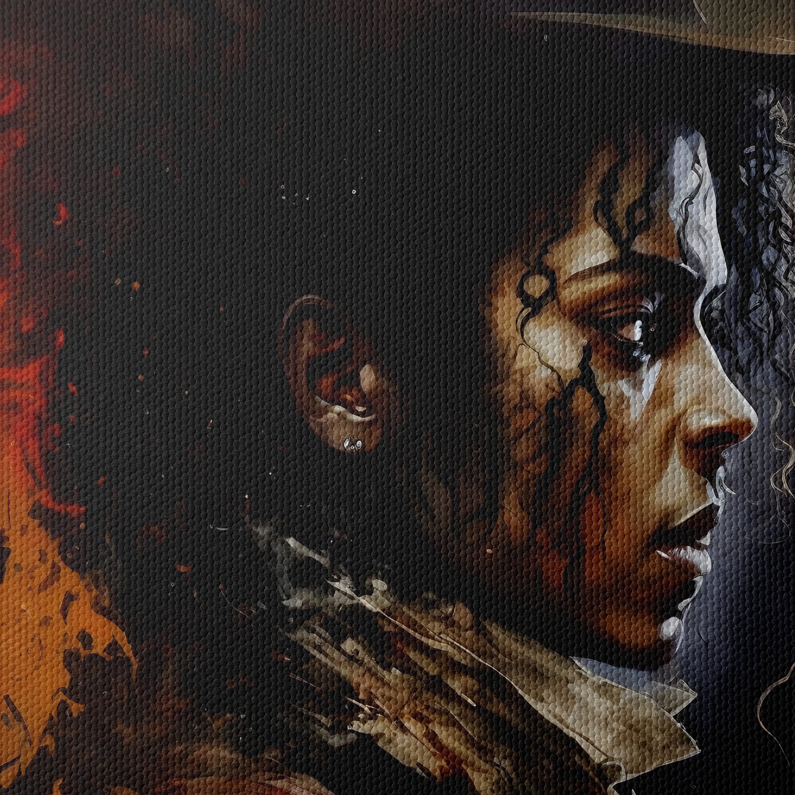 Modern Expressionist Portrait Artwork - Image 4