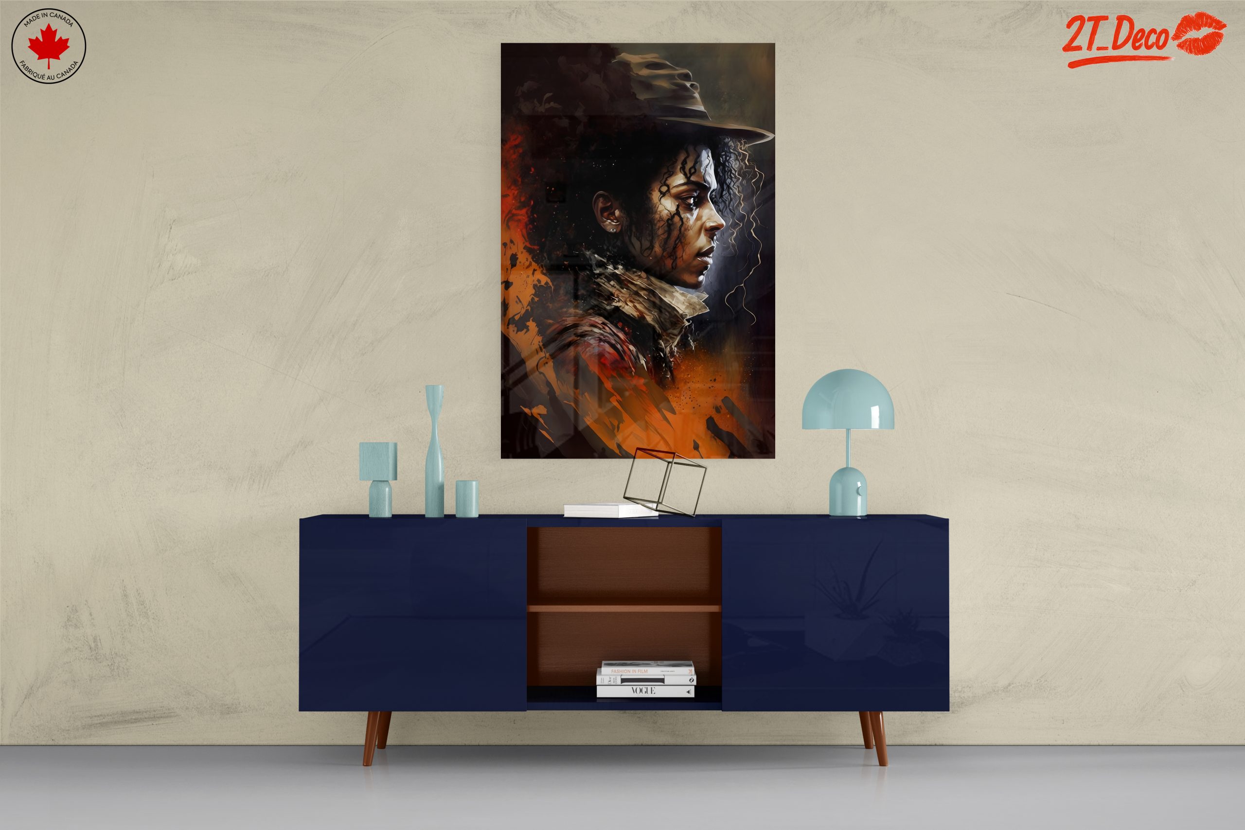 Modern Expressionist Portrait Artwork - Image 8