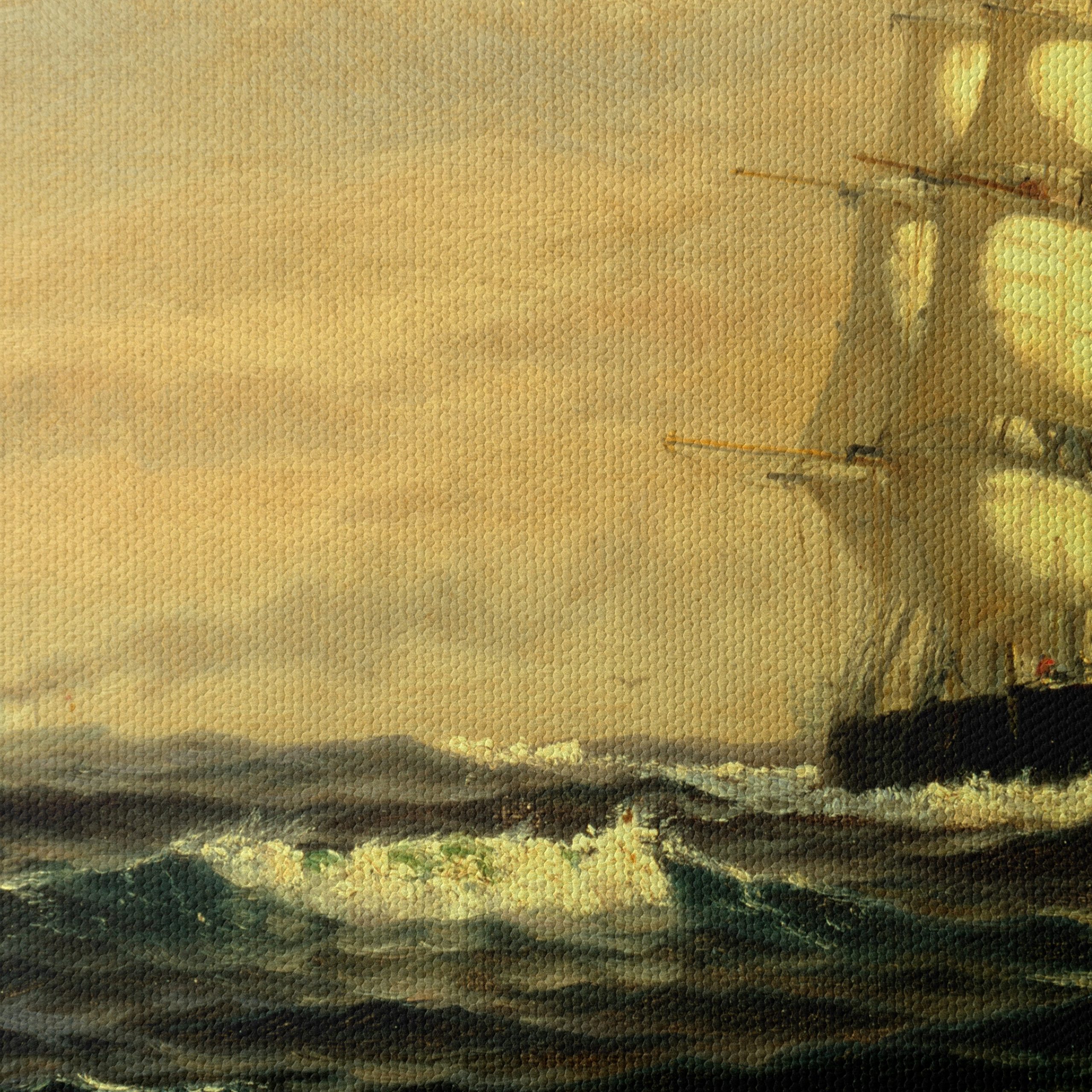 Sailing Ship on Ocean Waves - Image 4