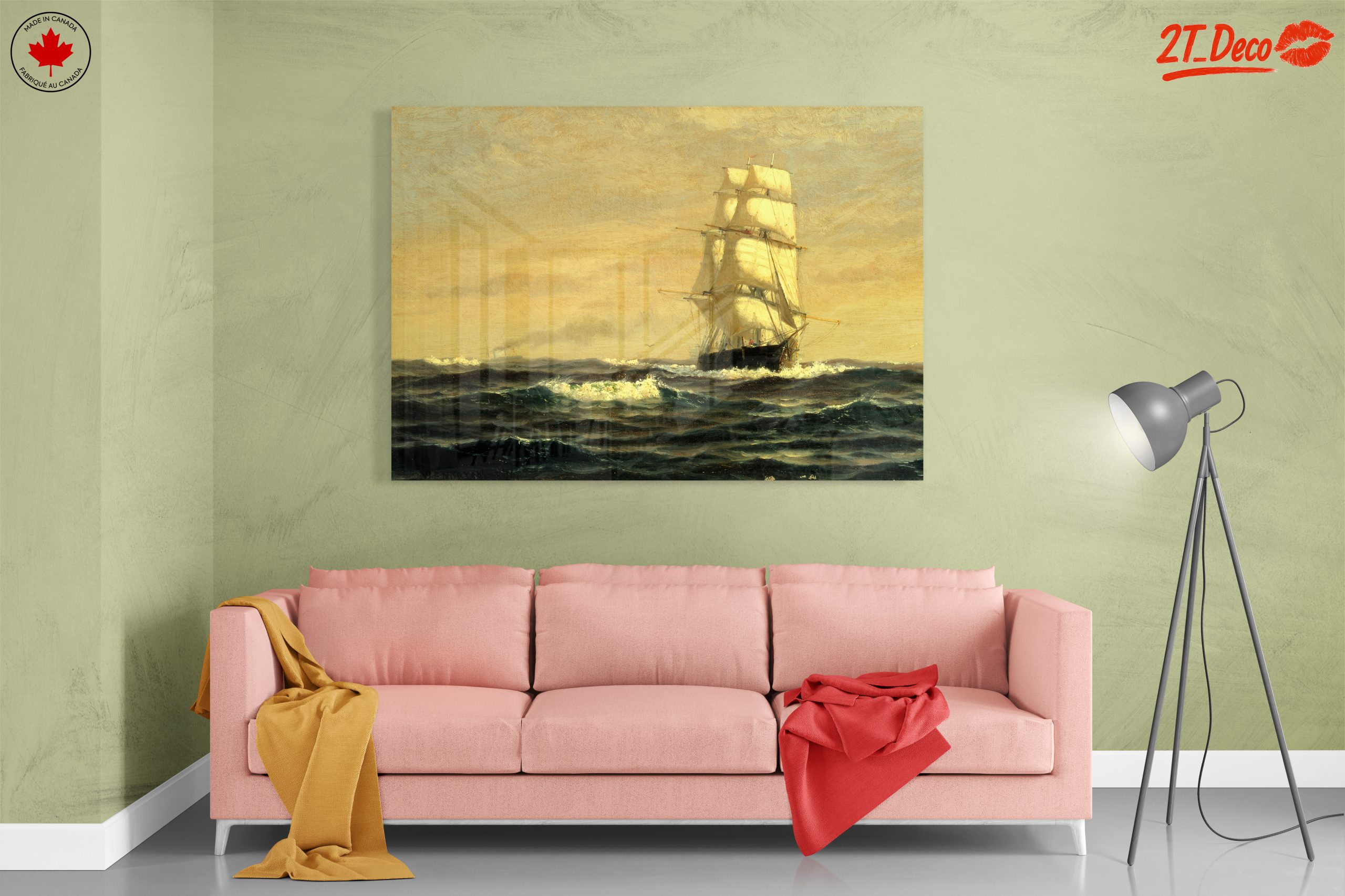 Sailing Ship on Ocean Waves - Image 7